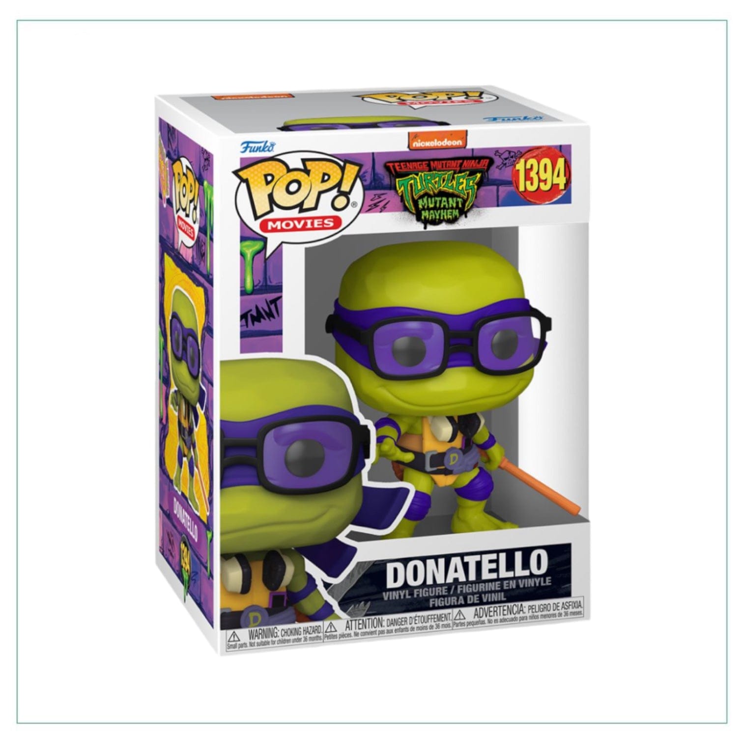 Teenage Mutant Ninja Turtles Donatello #1394 Funko Pop! Teenage Mutant Ninja Turtles Mutant Mayhem