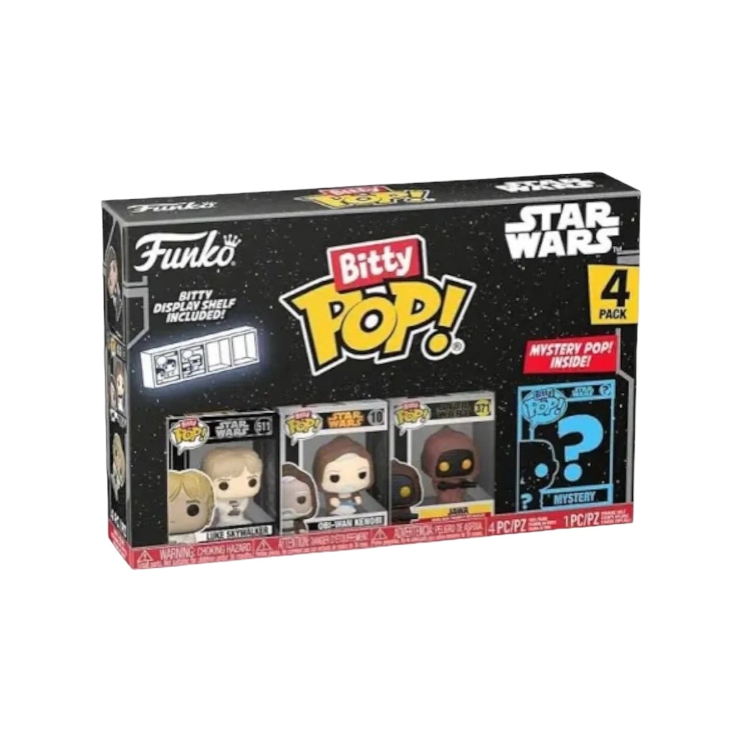 Funko Pop! Luke Skywalker 4 Pack Bitty Funko POP! - Star Wars - Chance Of Chase