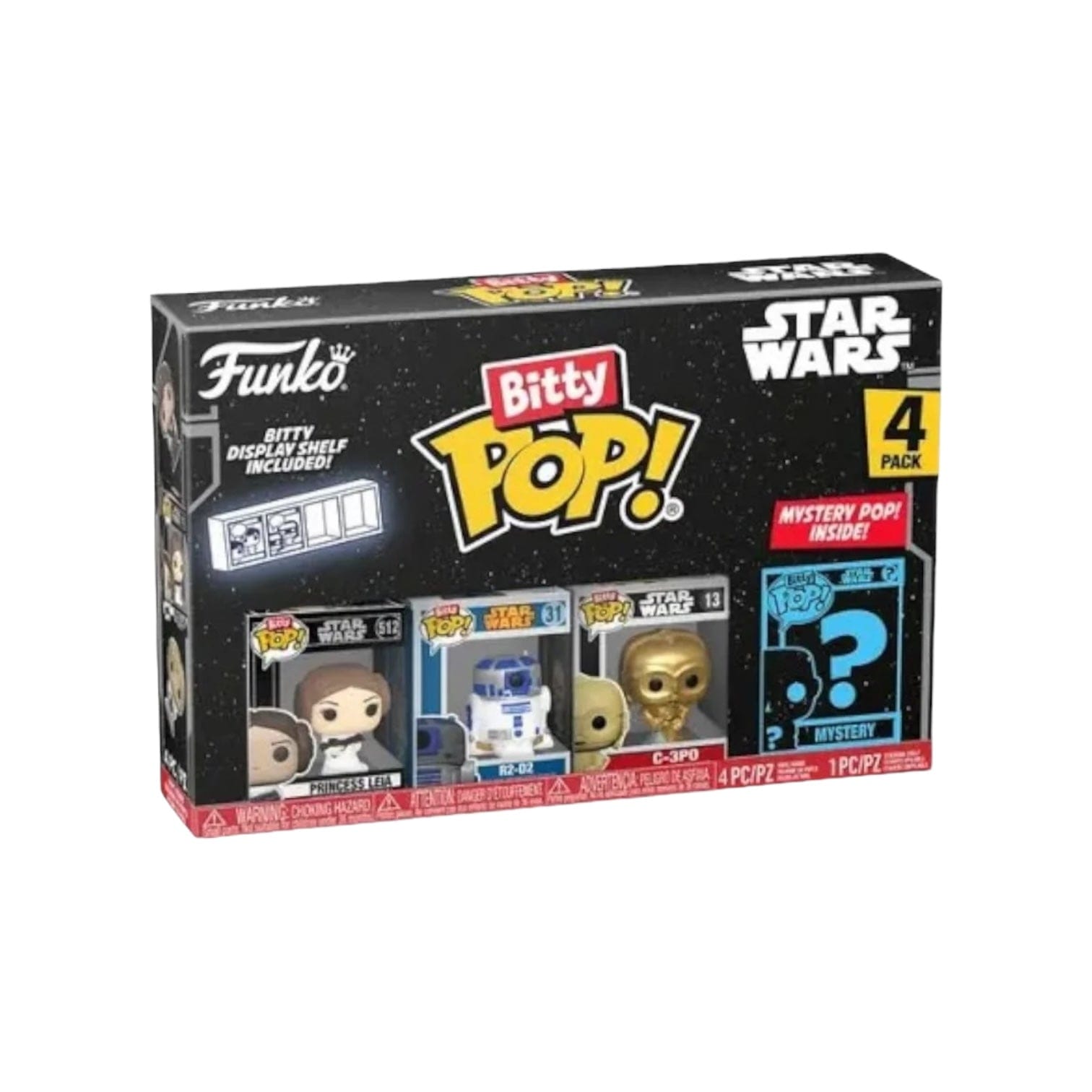Funko Pop! Princess Leia 4 Pack Bitty Funko POP! - Star Wars - Chance Of Chase