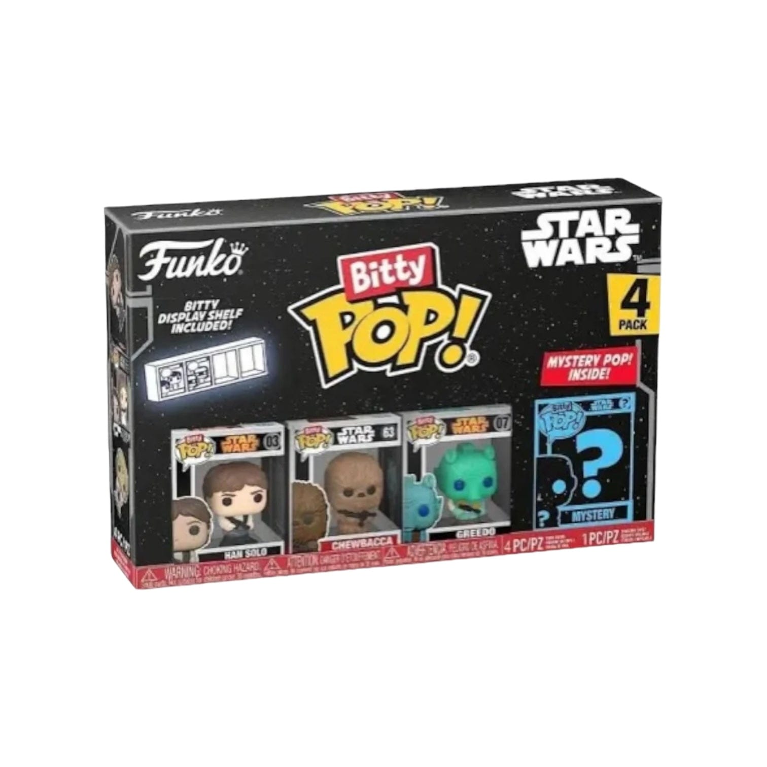 Funko Pop! Han Solo 4 Pack Bitty Funko POP! - Star Wars - Chance Of Chase