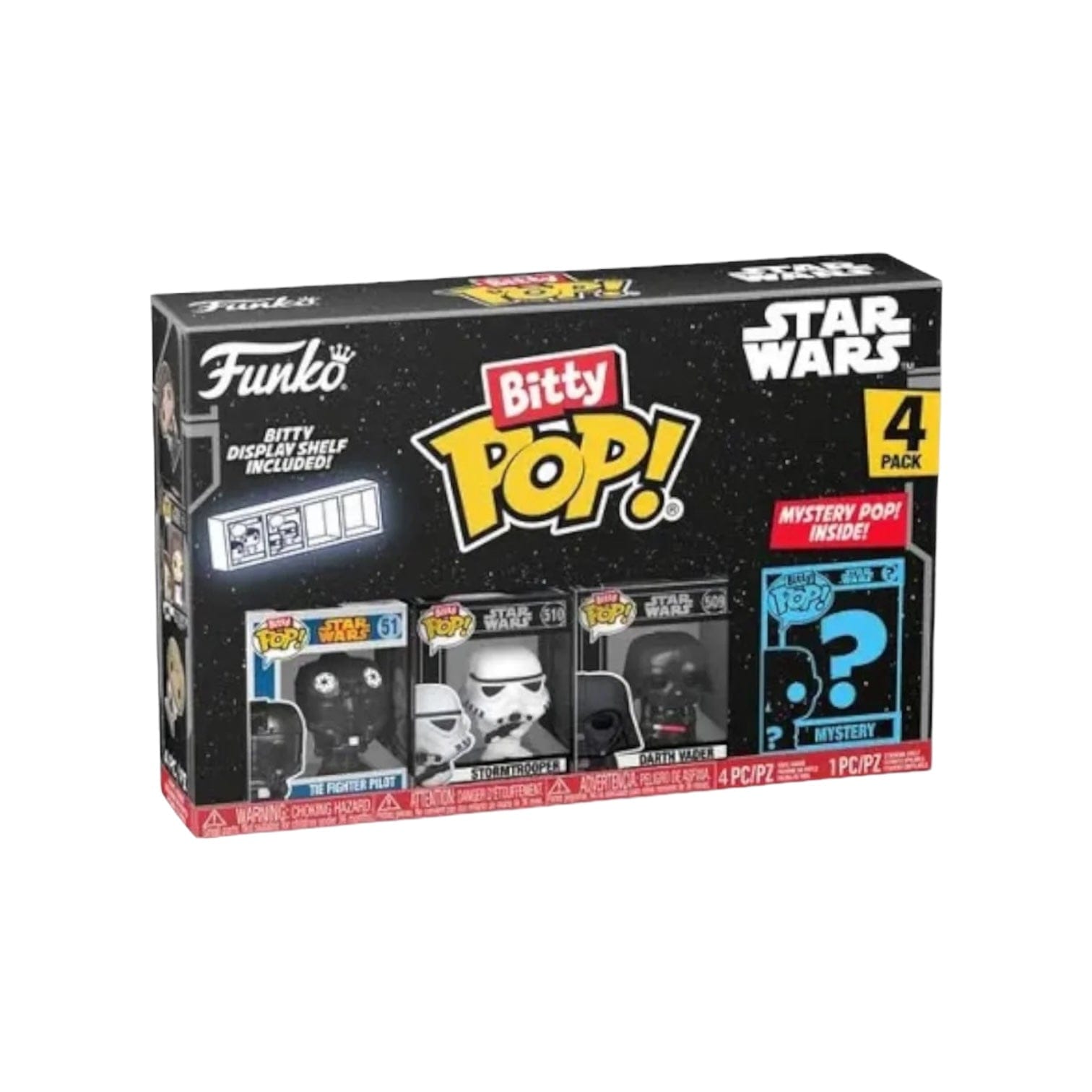 Funko Pop! Darth Vader 4 Pack Bitty Funko POP! - Star Wars - Chance Of Chase
