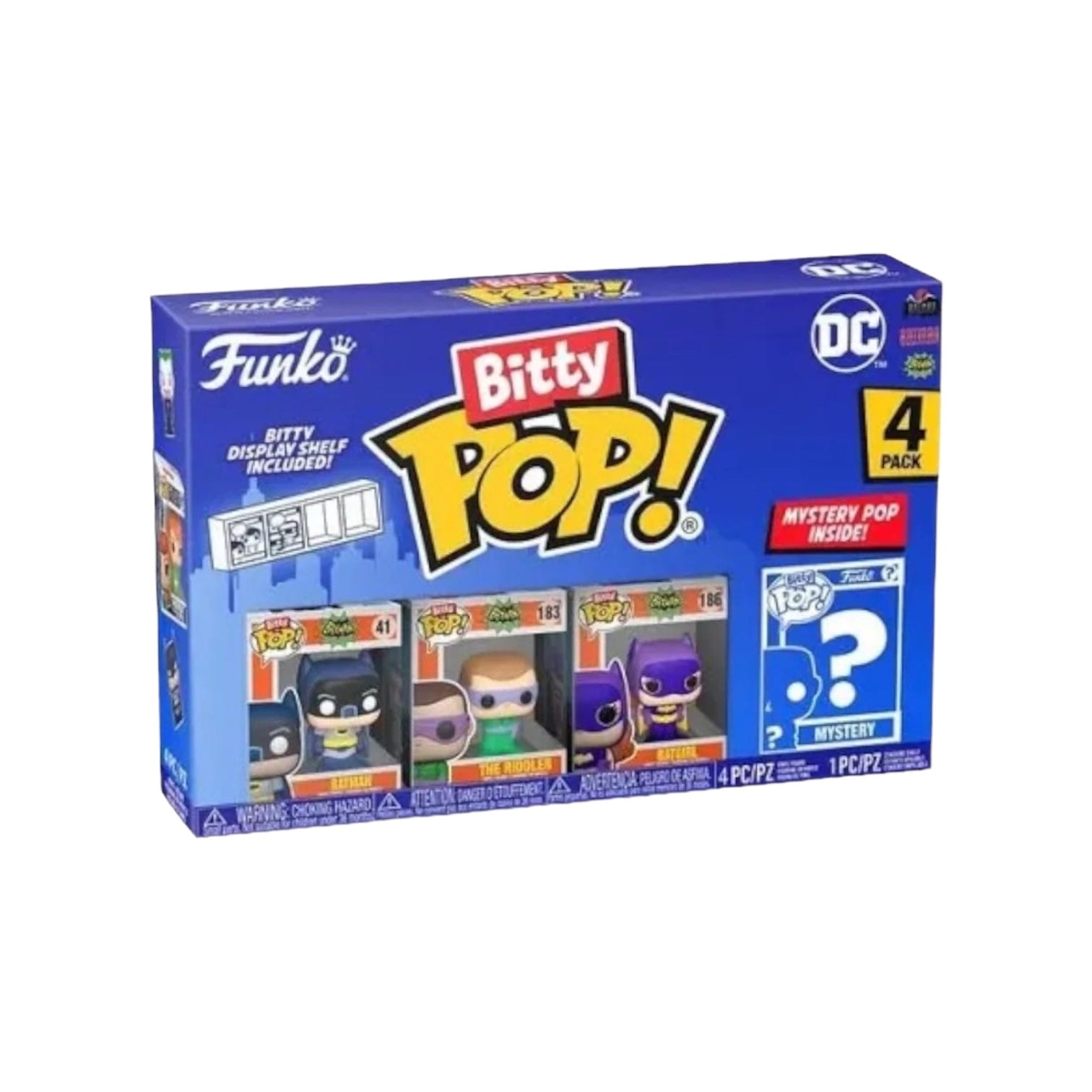Funko Pop! Batman 4 Pack Bitty Funko POP! - DC Comics - Chance Of Chase