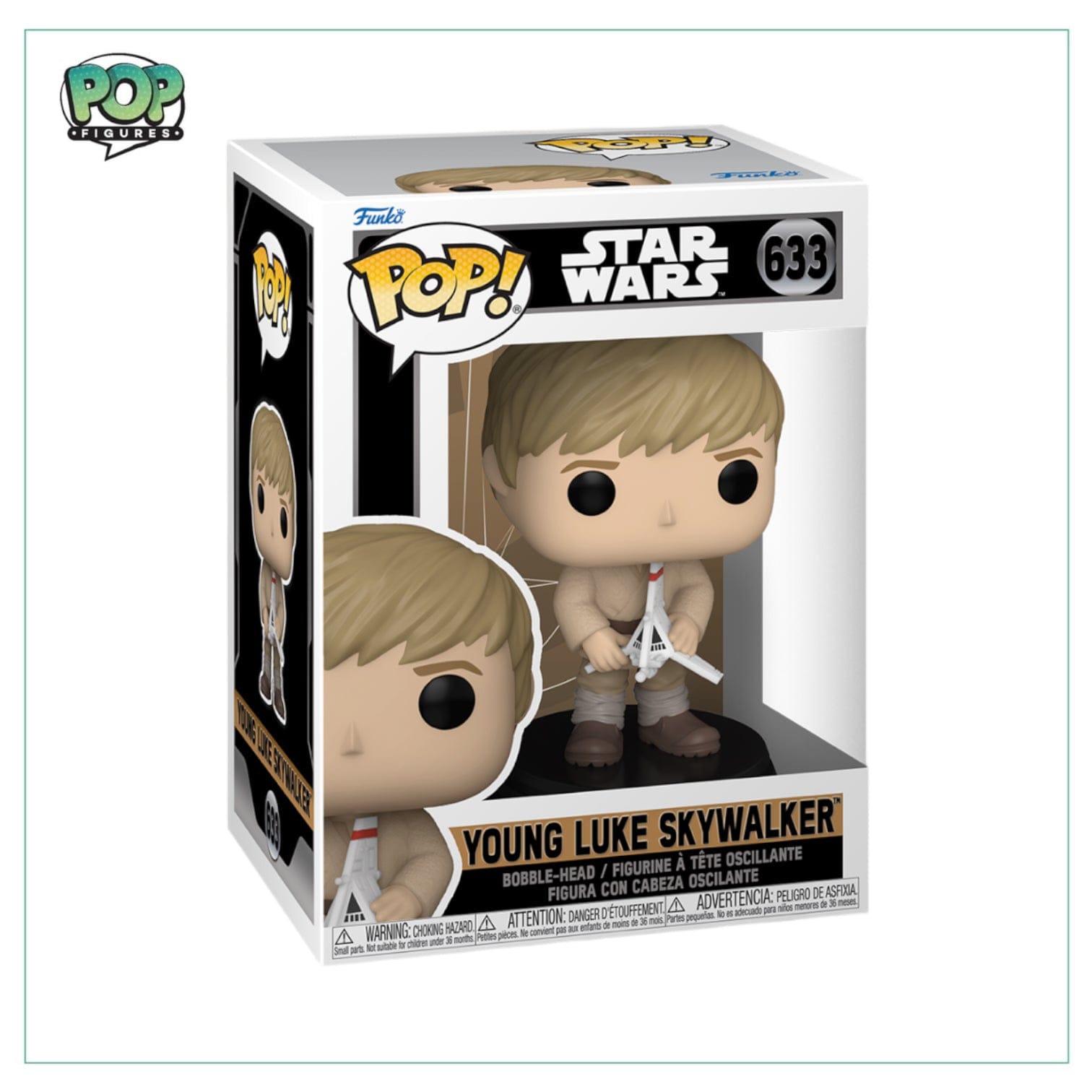 Funko Pop! Young Luke Skywalker #633 Funko Pop! Star Wars Obi - Wan Kenobi
