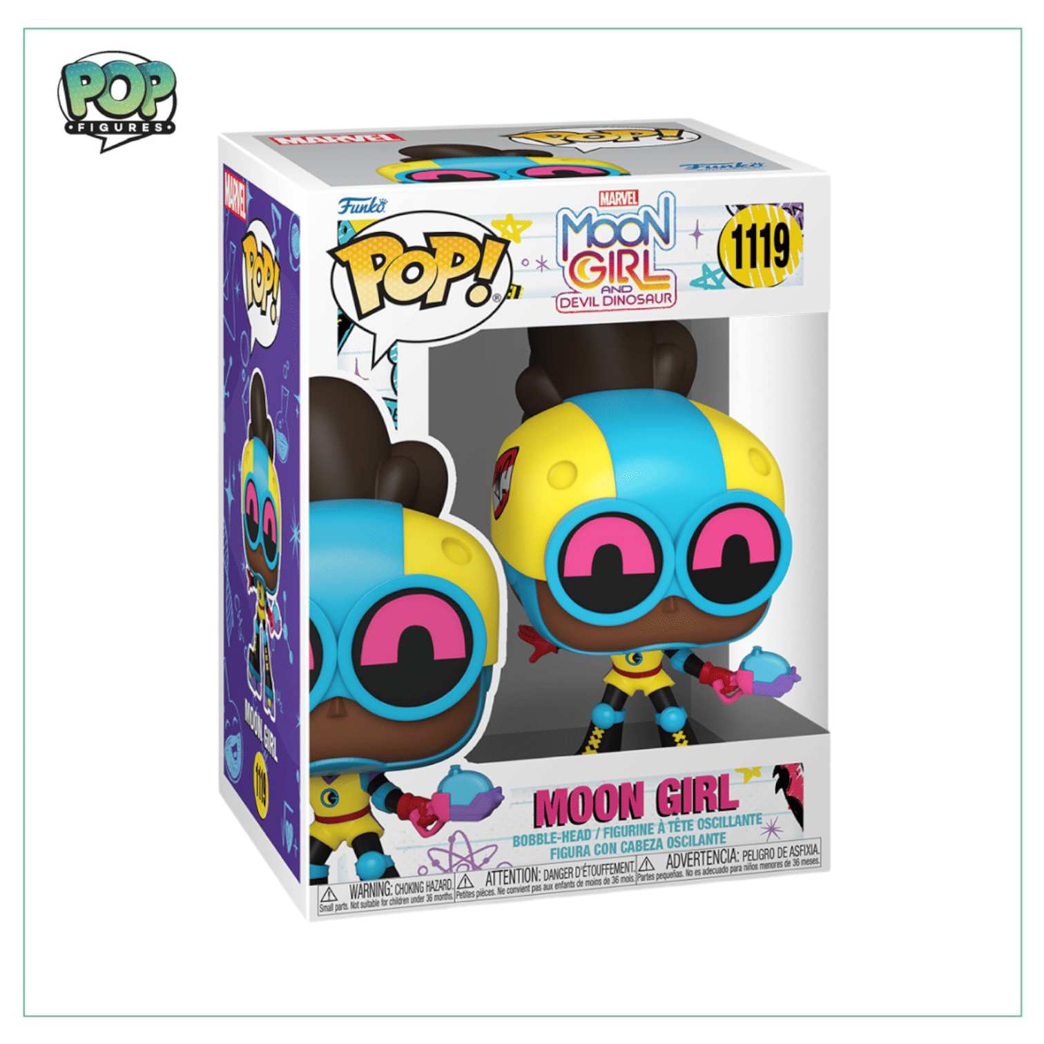 Funko Pop! Moon Girl #1119 Funko Pop! - Moon Girl and Devil Dinosaur