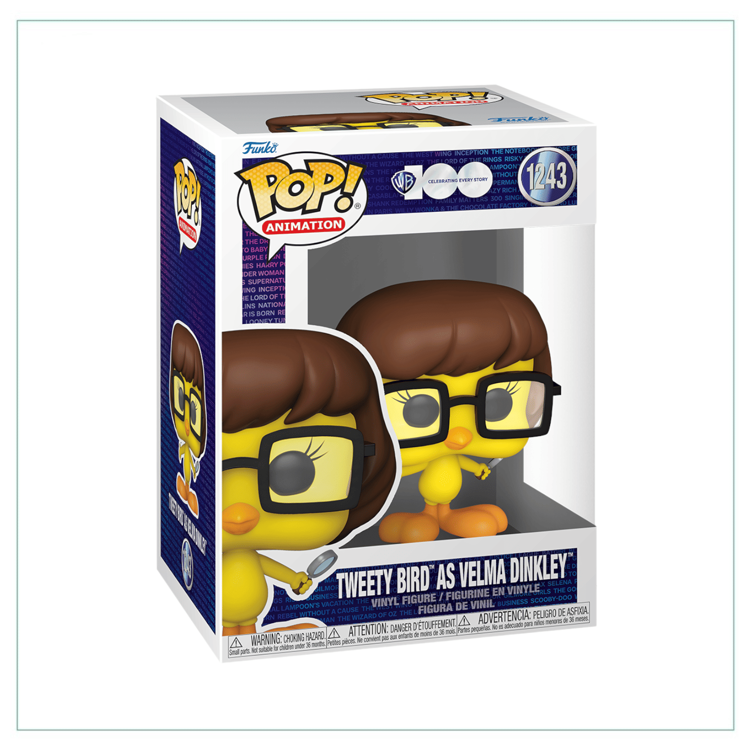 Funko Pop! Tweety Bird as Velma Dinkley #1243 Funko Pop! Looney Tunes x Scooby Doo