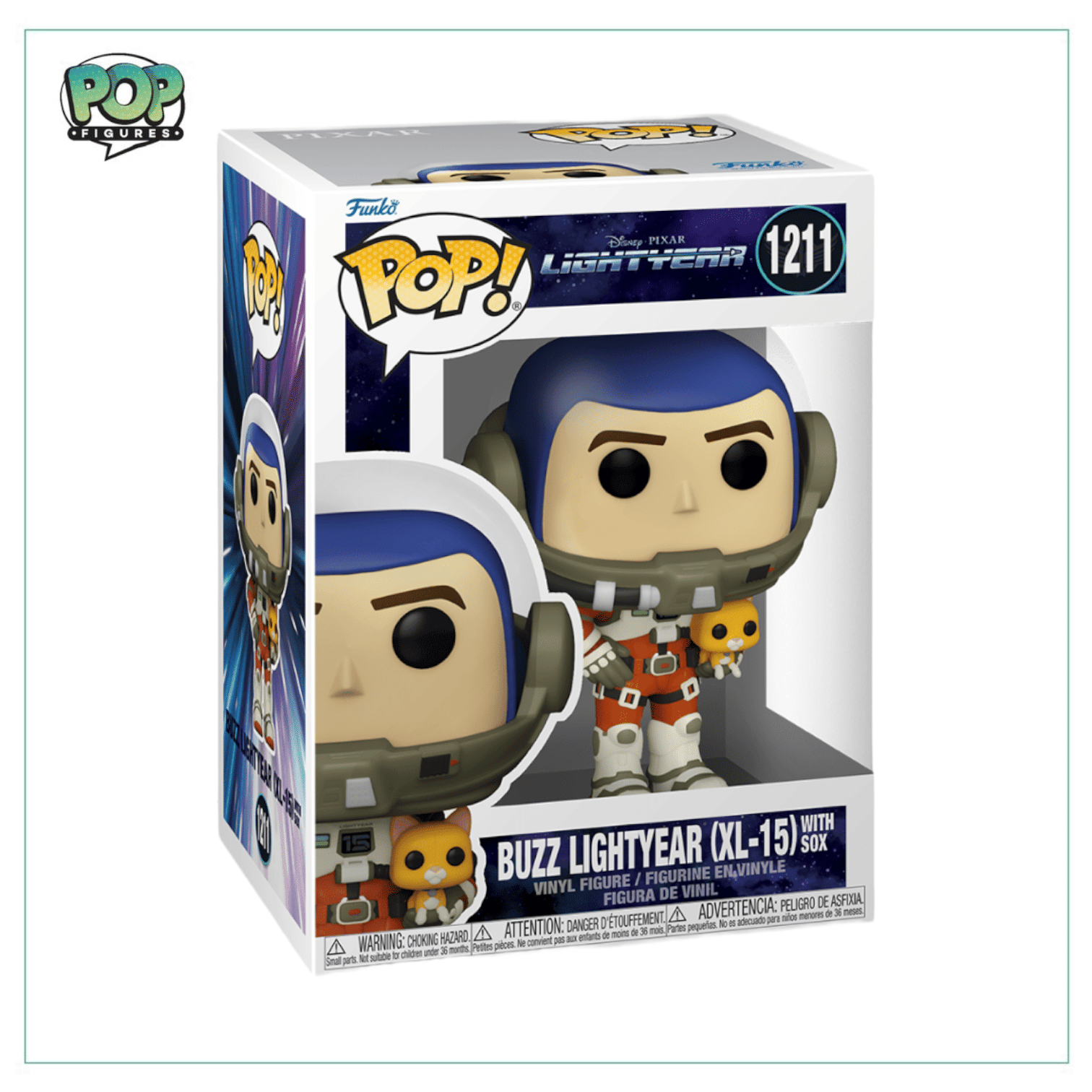 Funko Pop! Buzz Lightyear (XL - 15) W/ Sox #1211 Funko Pop! Lightyear