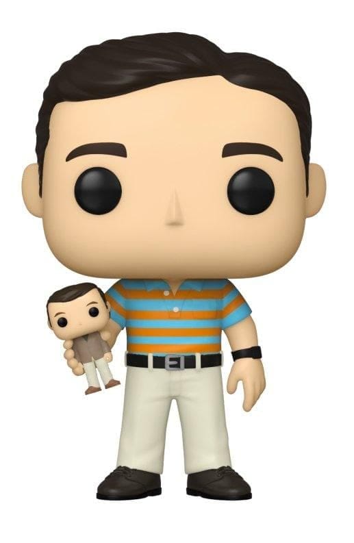 Funko Pop! Andy Stitzer holding Oscar #1064 Funko Pop! The 40 - Year - Old - Virgin