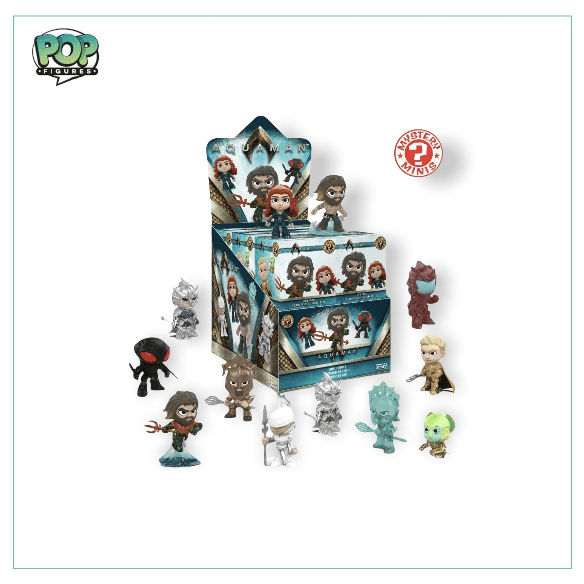 Pop Figures | Funko | Pop Funko | Funko Pop Aquaman Mystery Mini! DC
