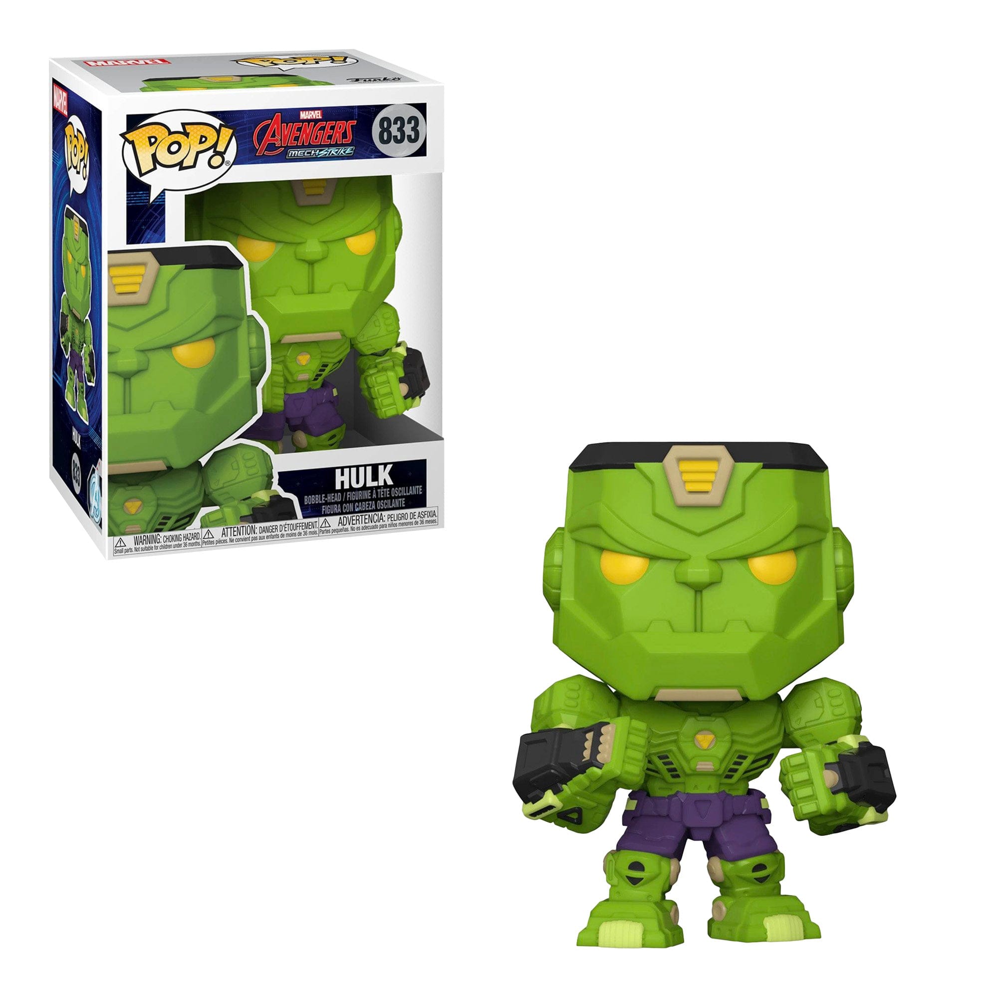 Funko Pop! Marvel: Avengers Mech Strike - Hulk #833