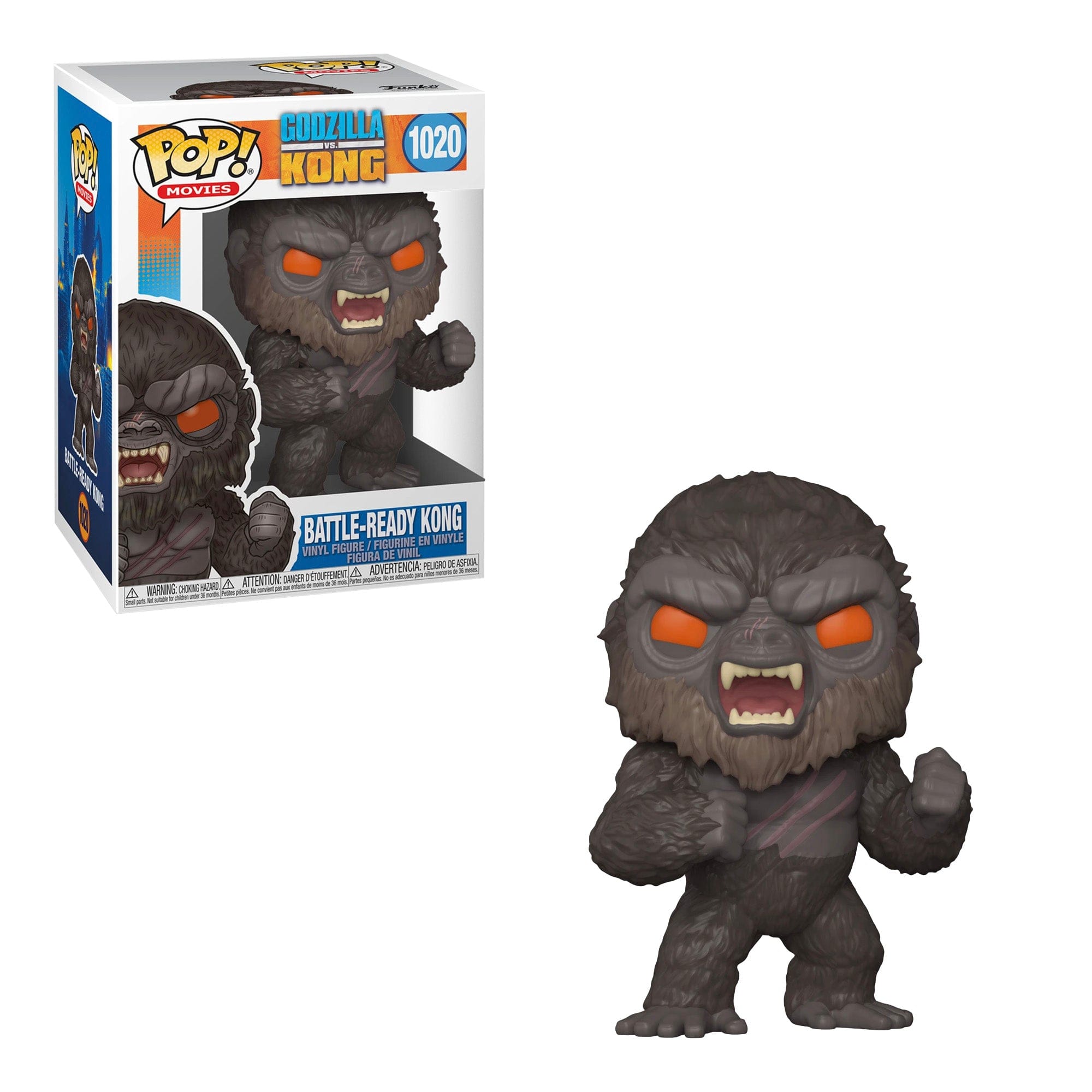 Funko Pop! Movies: Godzilla vs. Kong - Battle - Ready Kong #1020