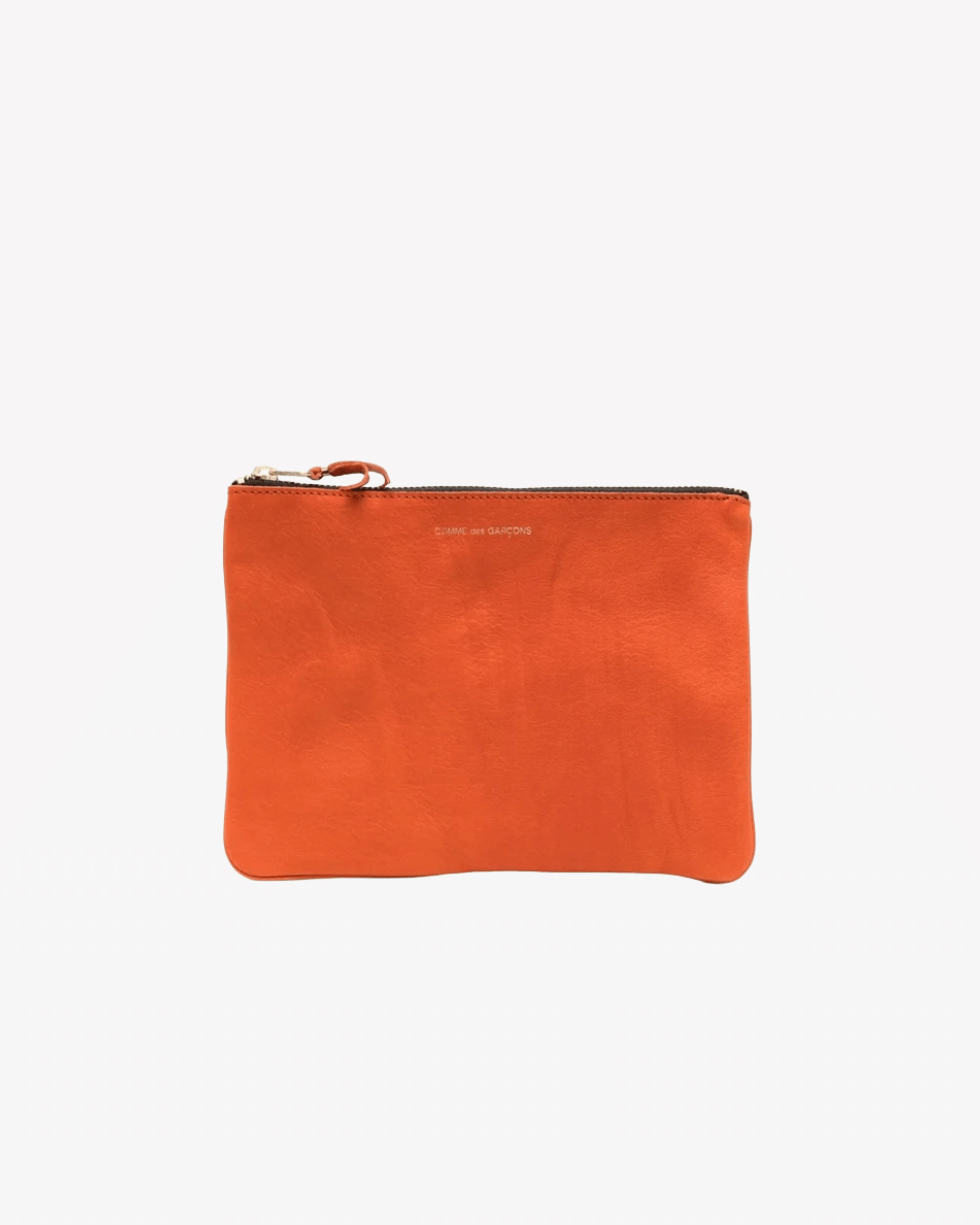 CDG WALLET - Washed Wallet Big Pouch - (Orange SA5100)