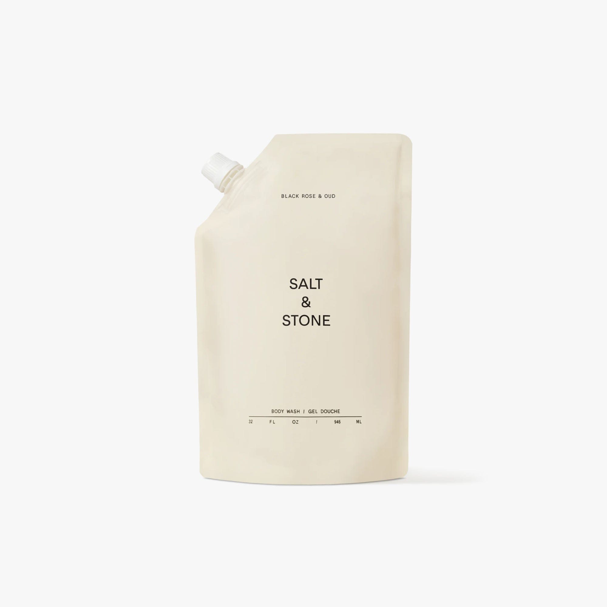 Salt and Stone SALT & STONE Body Wash Refill Pouch / Black Rose & Oud