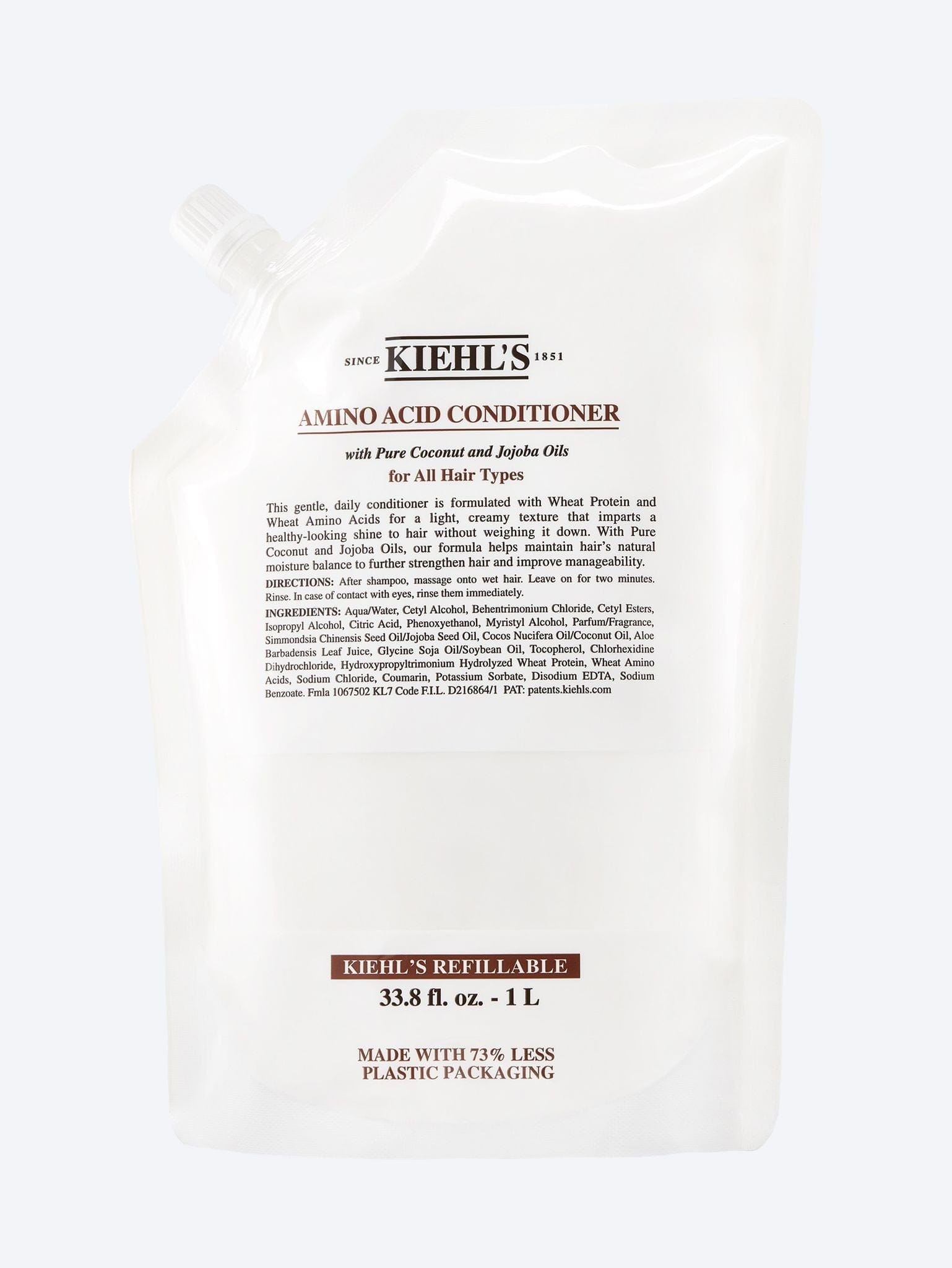 Kiehls Amino acid conditioner refill pouch