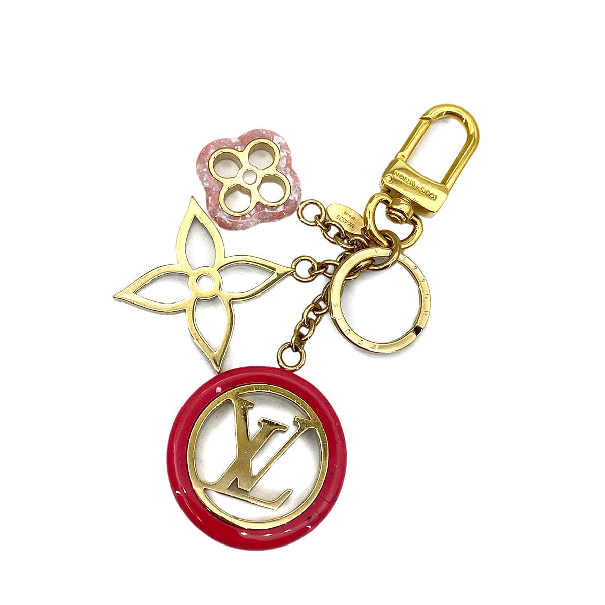Luxury Promise Japan LOUIS VUITTON BAG CHARM PINK ACCESSORY 90259571