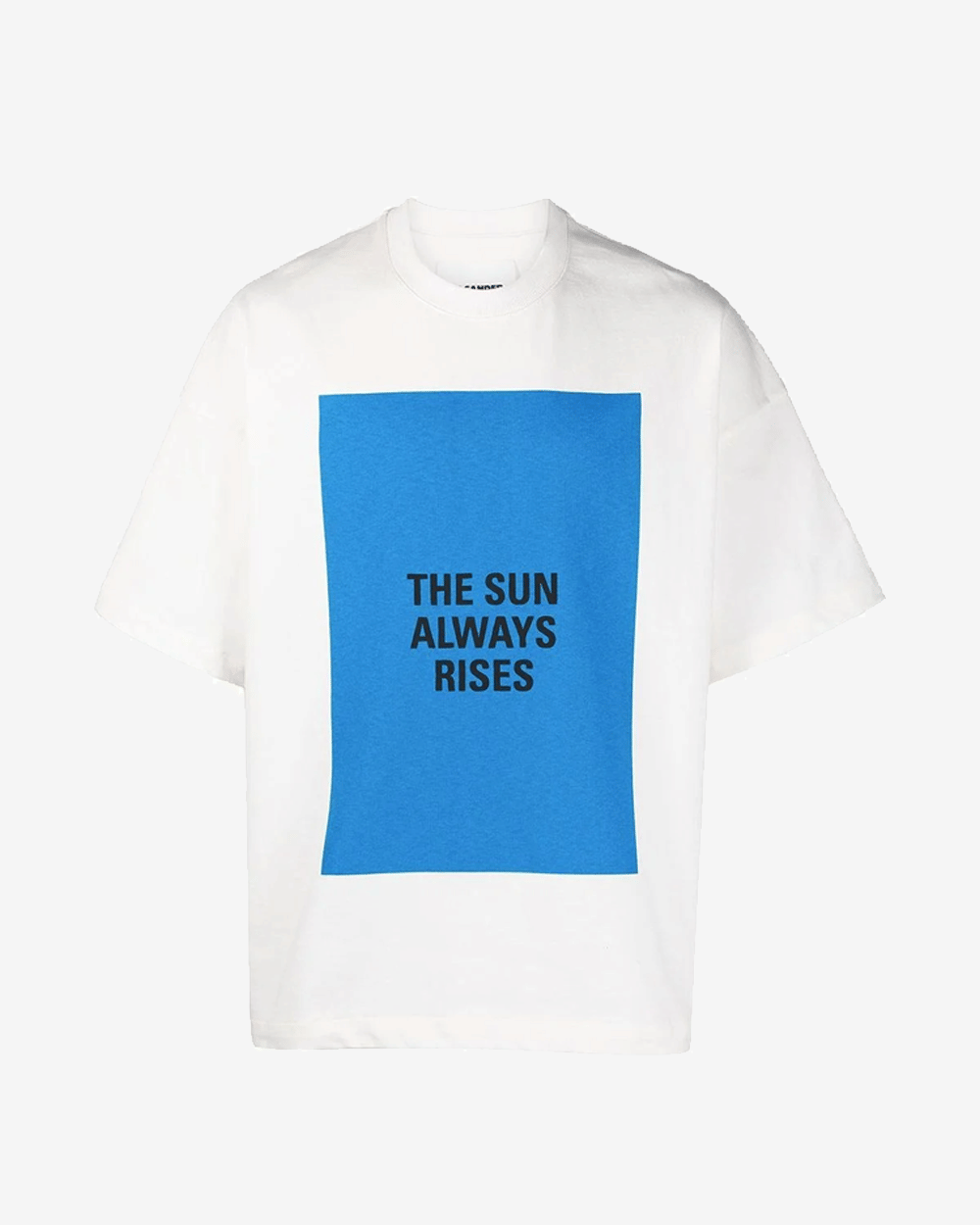 JIL SANDER THE SUN ALWAYS RISES BLUE T-Shirt
