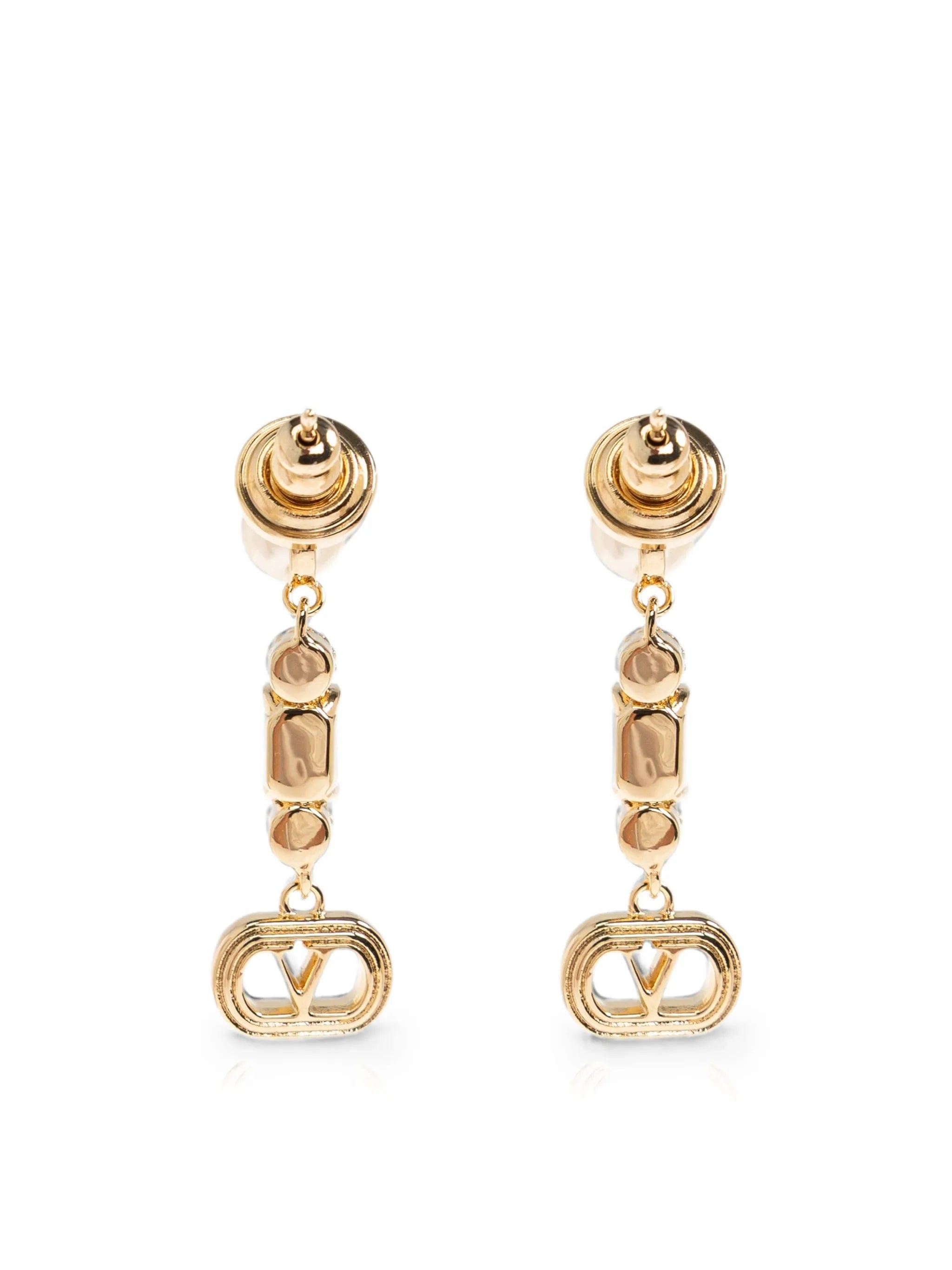 Valentino Garavani VLogo Signature crystal - embellished earrings