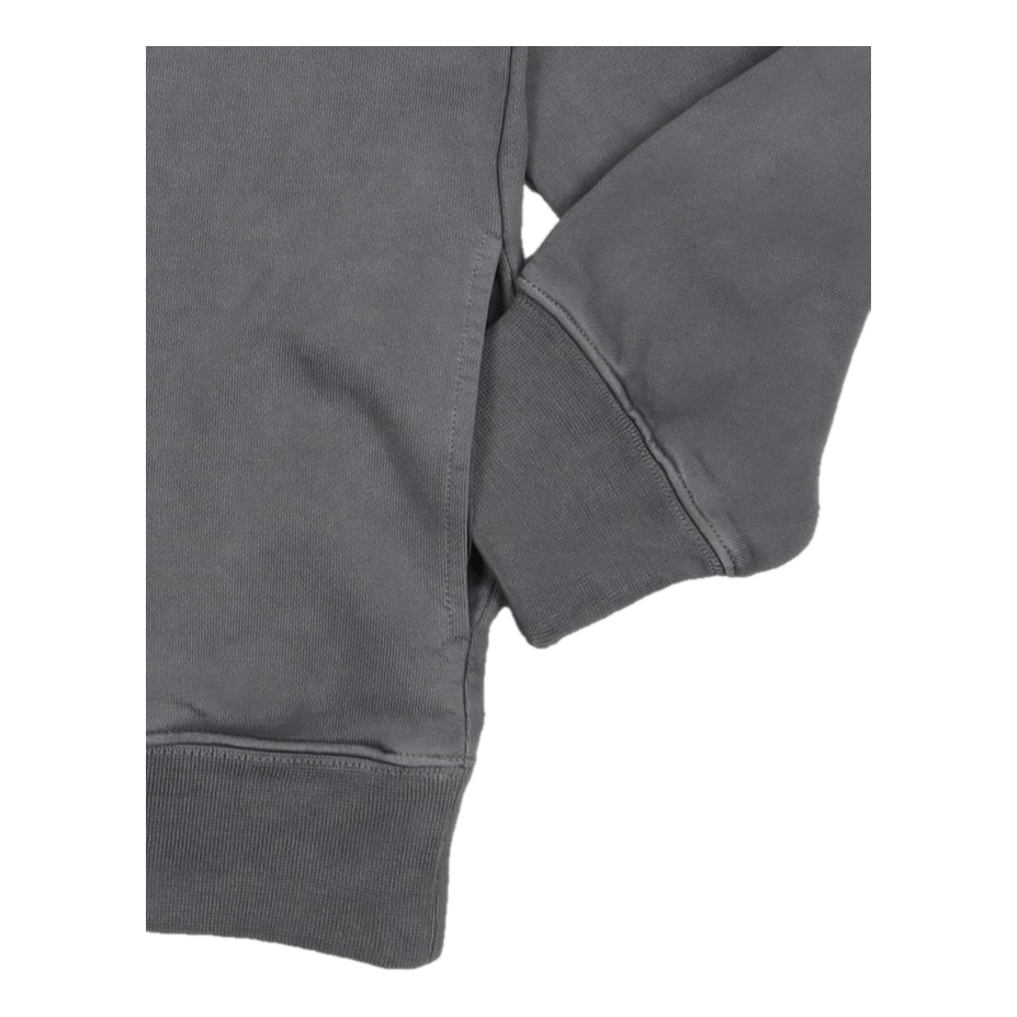 Feng Chen Wang Plant Dye Double Collar Hoodie Dark Grey