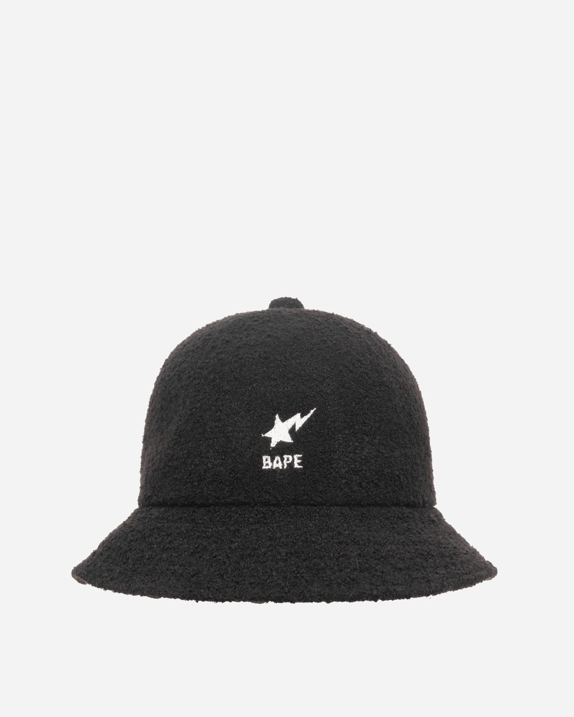 A Bathing Ape Bape Sta Pile Bucket Hat Black