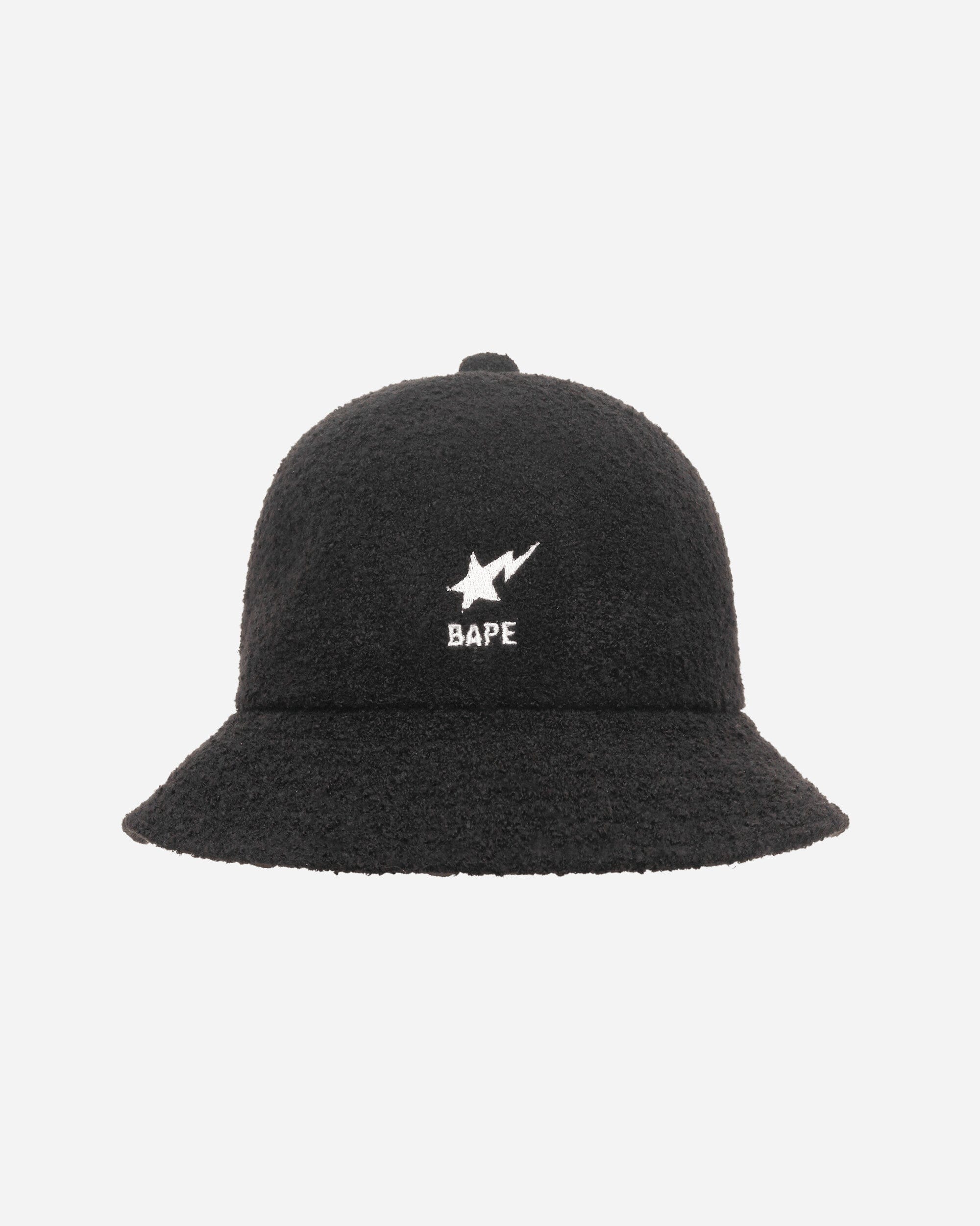 A Bathing Ape Bape Sta Pile Bucket Hat Black