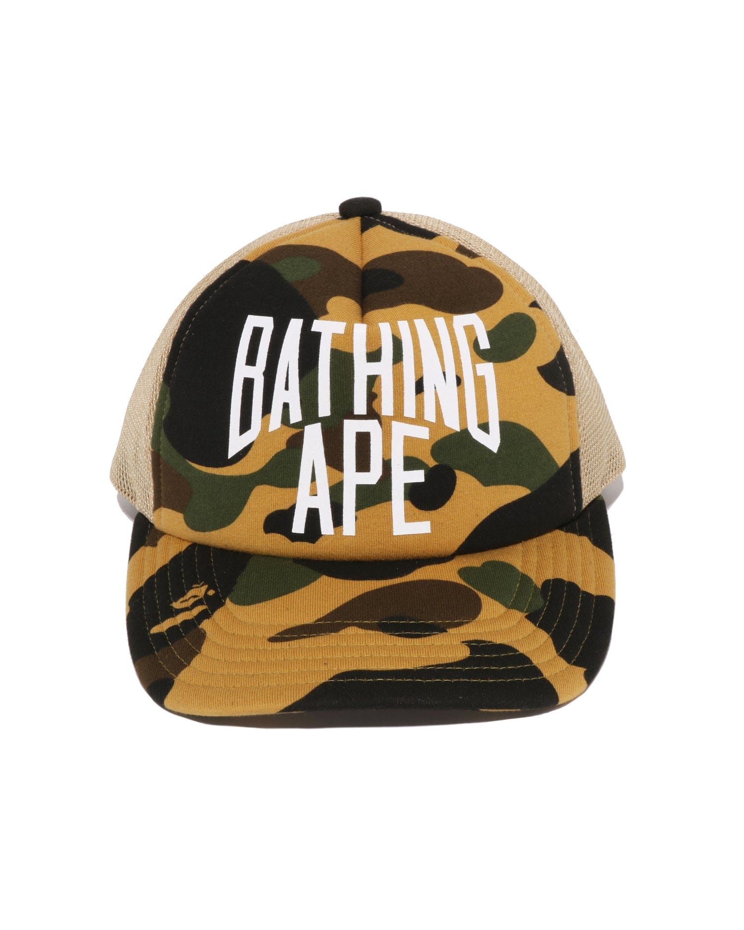 A Bathing APE 1st Camo Nyc Logo Mesh Cap