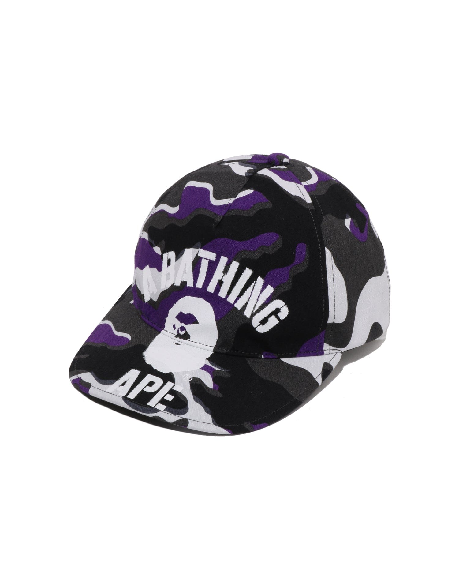 A Bathing APE Glitch Woodland Camo Cap