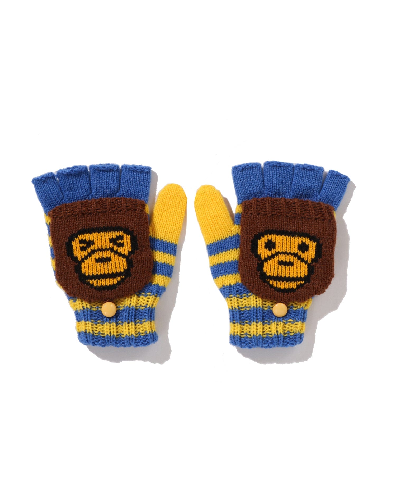 A Bathing APE Kids Baby Milo Knit Gloves