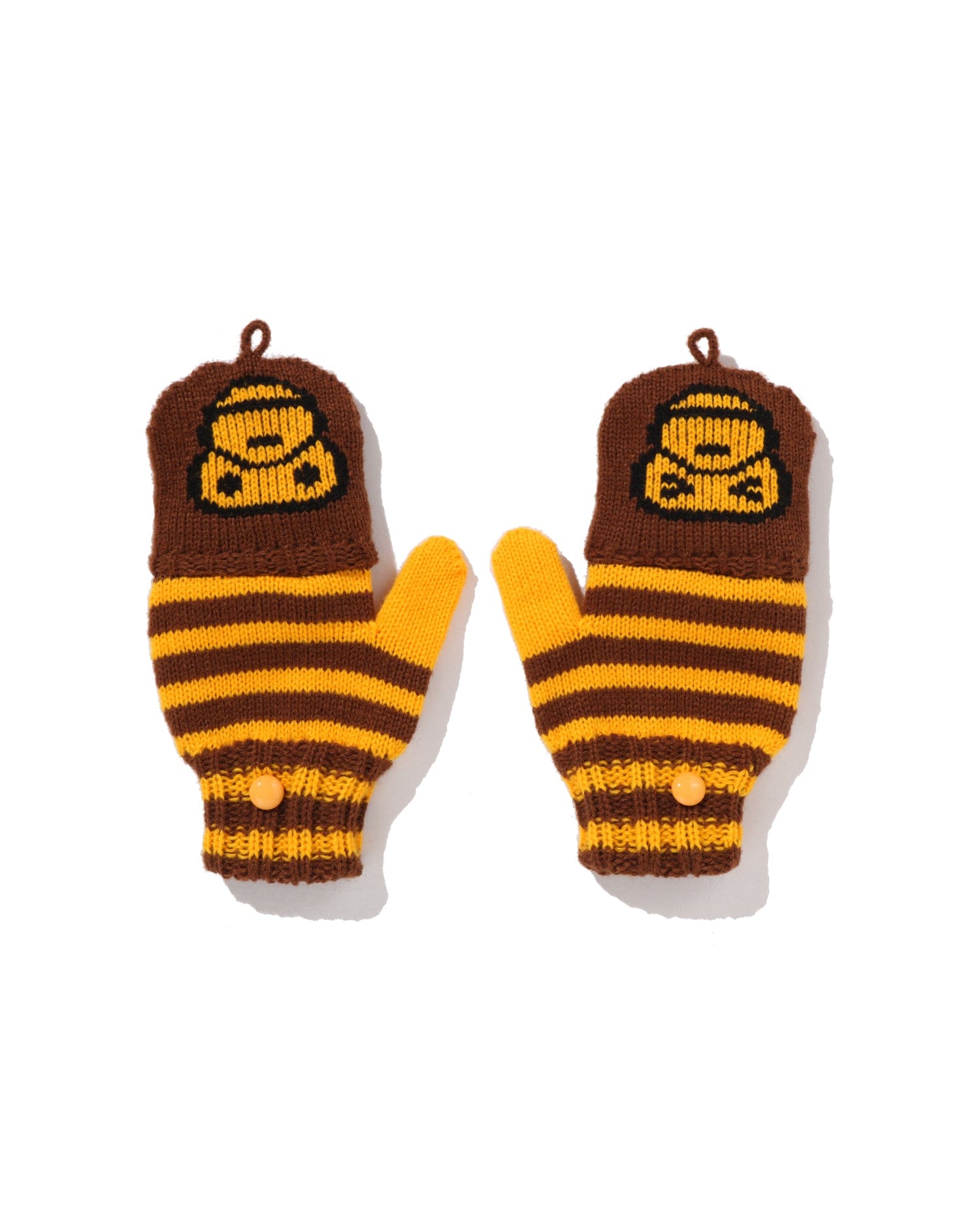 A Bathing APE Kids Baby Milo Knit Gloves