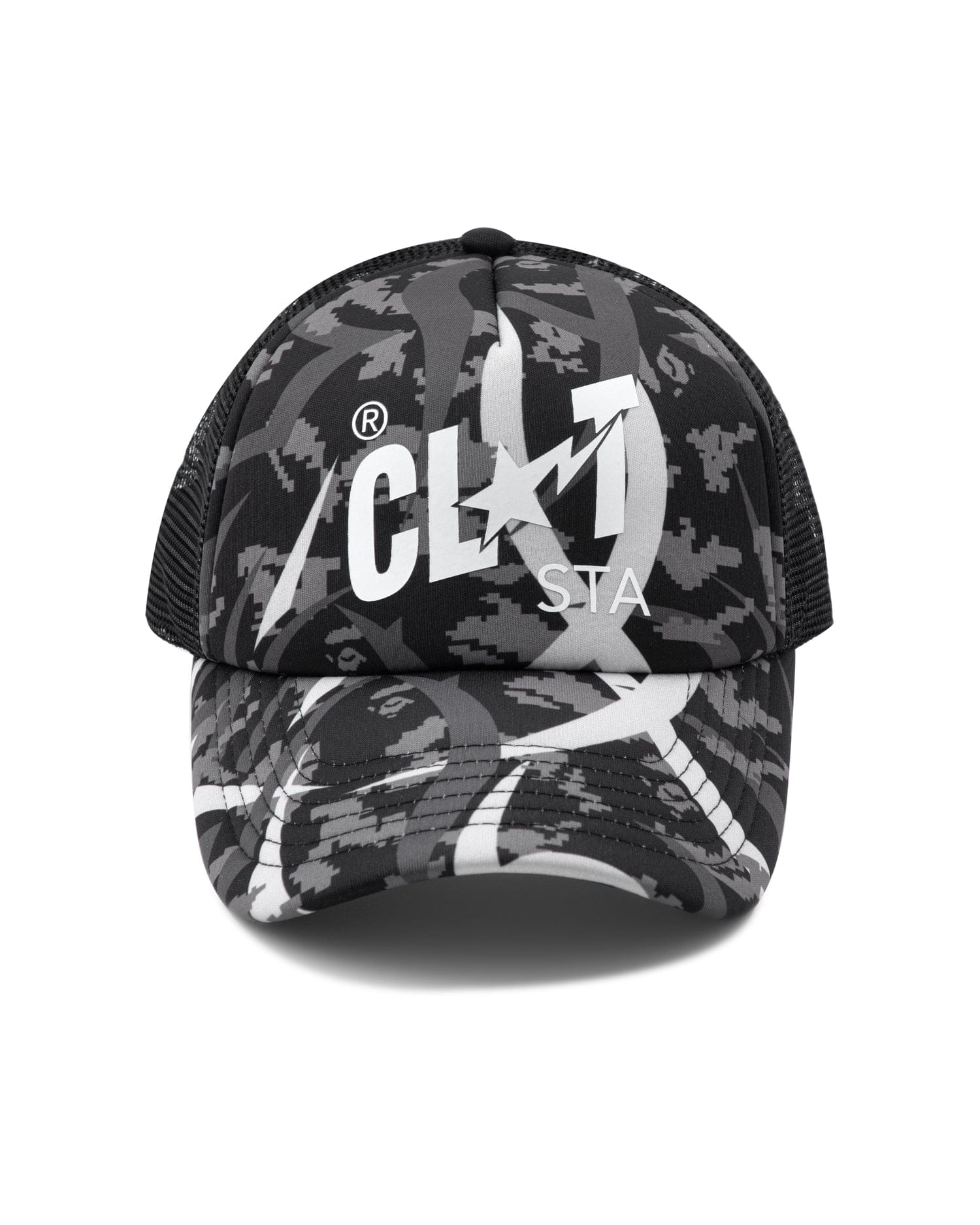 A Bathing APE BAPE x Clot Egra Camo Trucker Cap