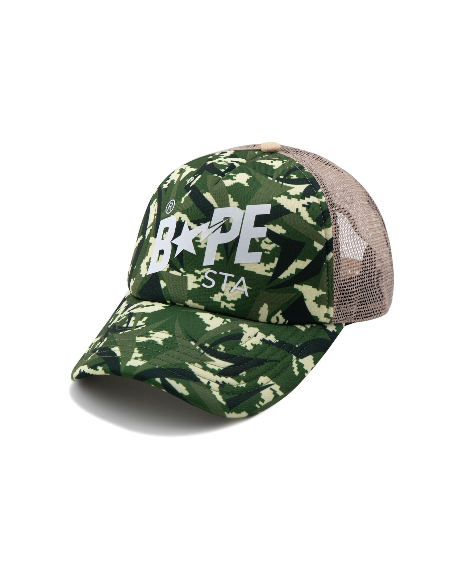 A Bathing APE BAPE x Clot Egra Camo Trucker Cap