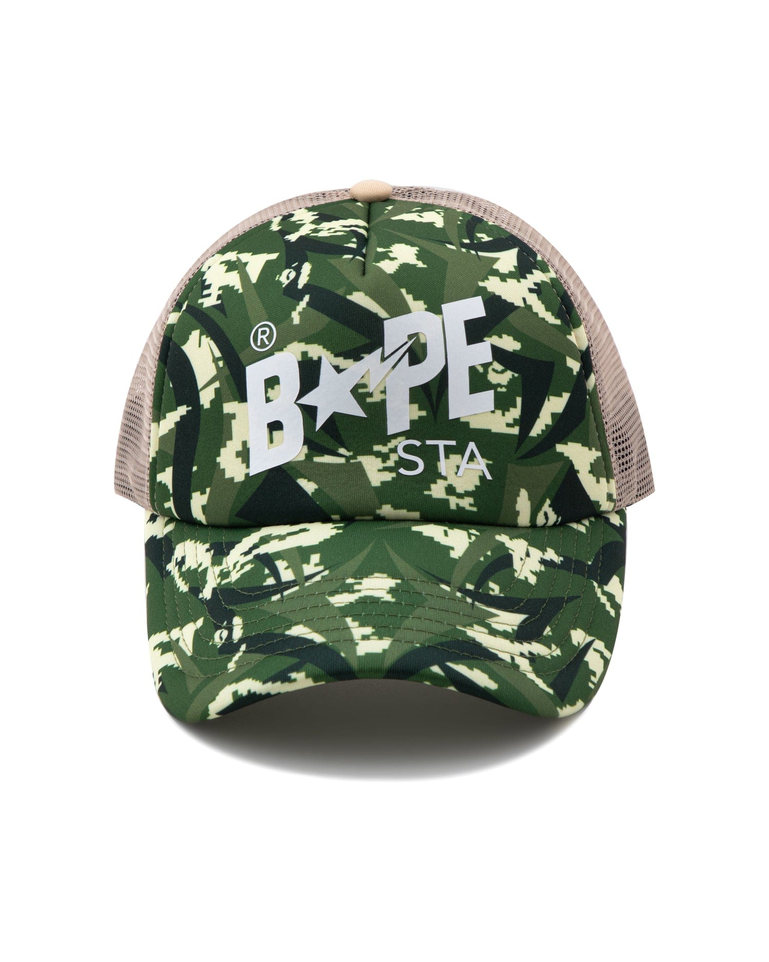 A Bathing APE BAPE x Clot Egra Camo Trucker Cap