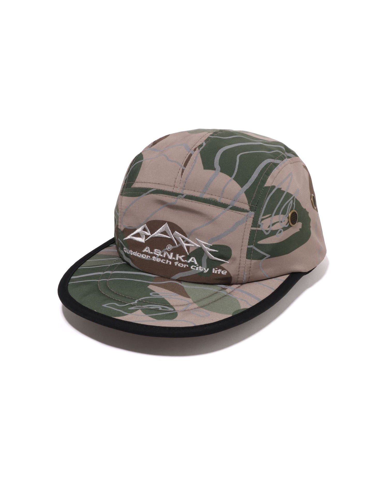 A Bathing APE Layered Line Camo Jet Cap