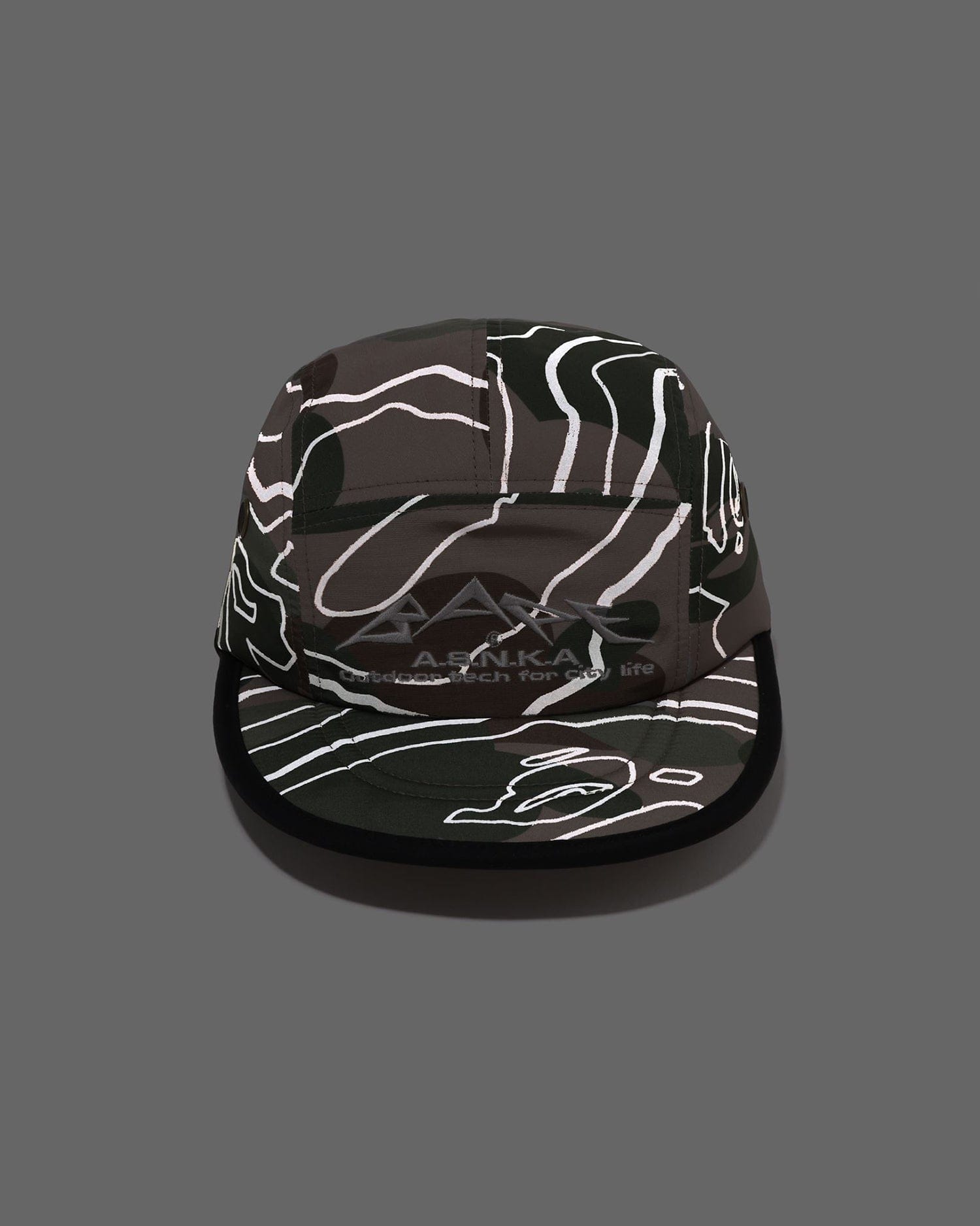 A Bathing APE Layered Line Camo Jet Cap