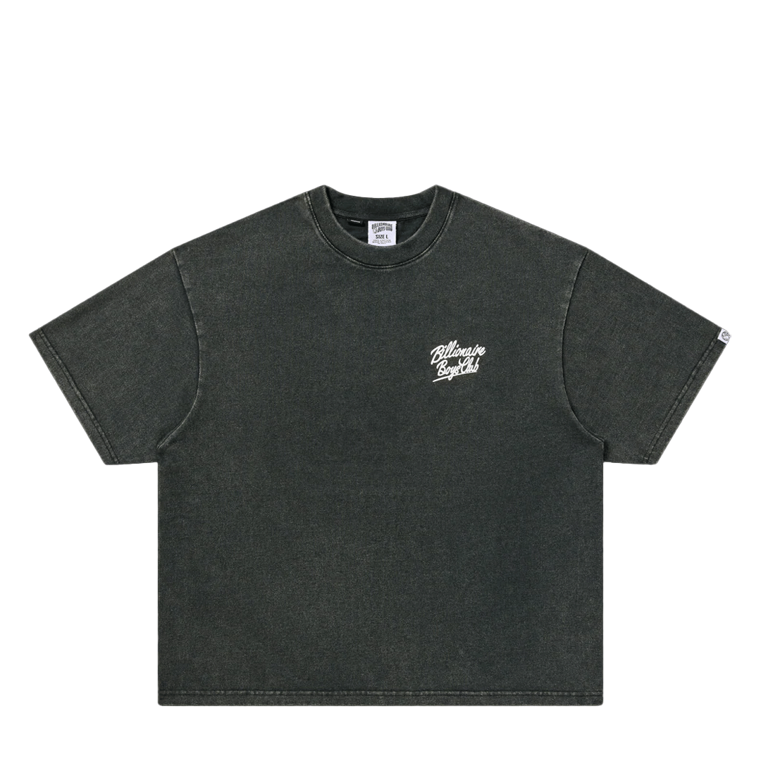 Billionaire BOYS CLUB THE ABYSS SHORT SLEEVE KNIT BLACK BOXY FIT