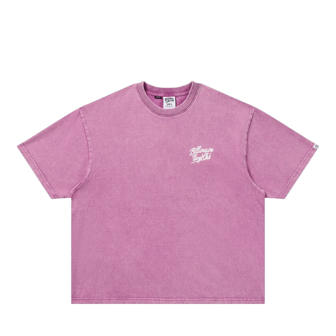 Billionaire BOYS CLUB ABYSS SHORT SLEEVE KNIT AMETHYST BOXY FIT