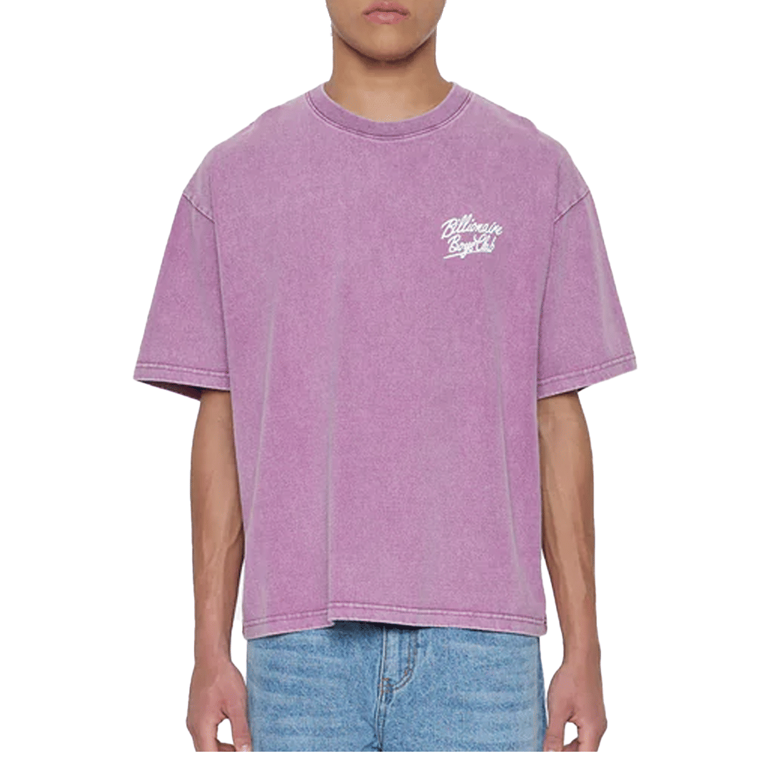 Billionaire BOYS CLUB ABYSS SHORT SLEEVE KNIT AMETHYST BOXY FIT