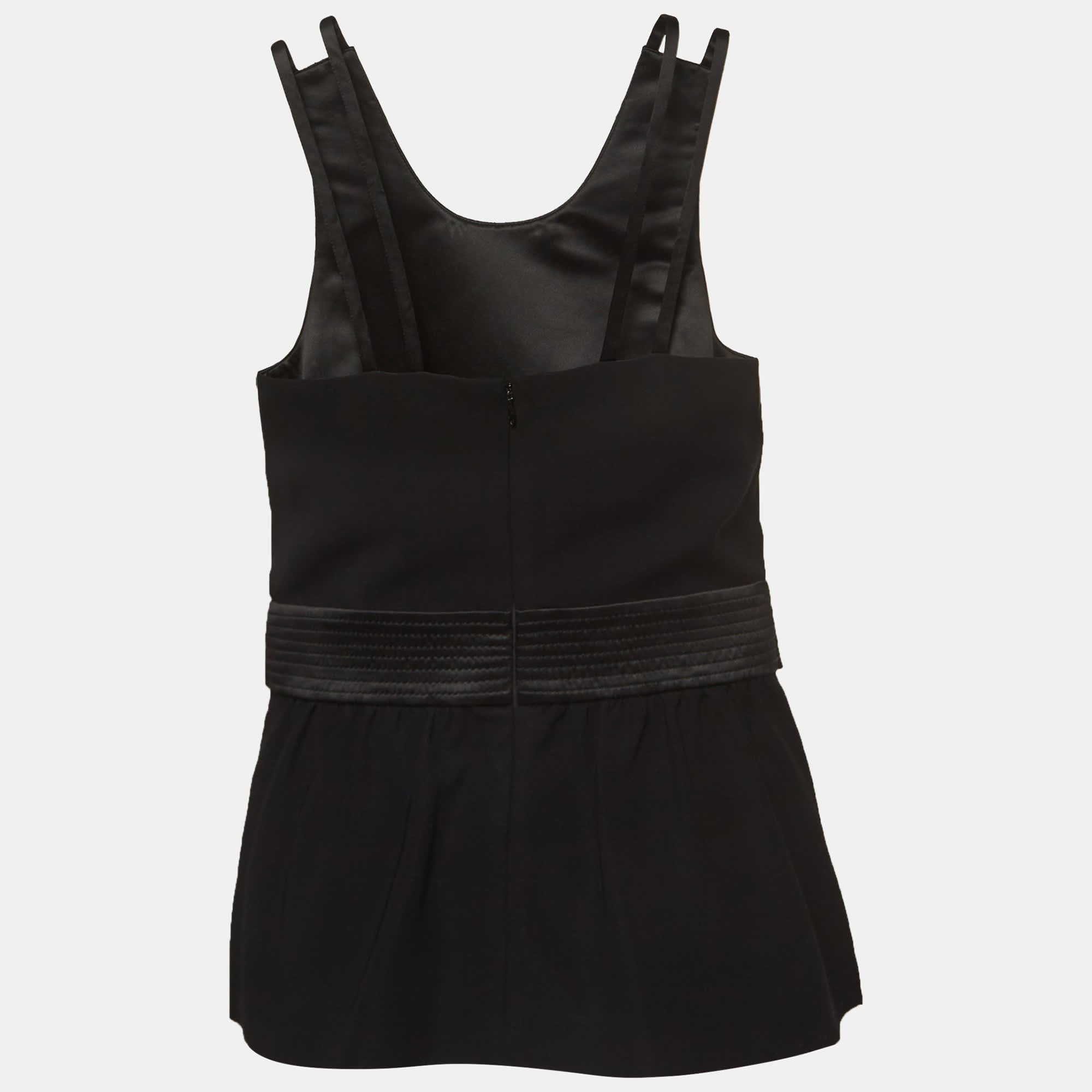 Knit Black Knit Sleeveless Top