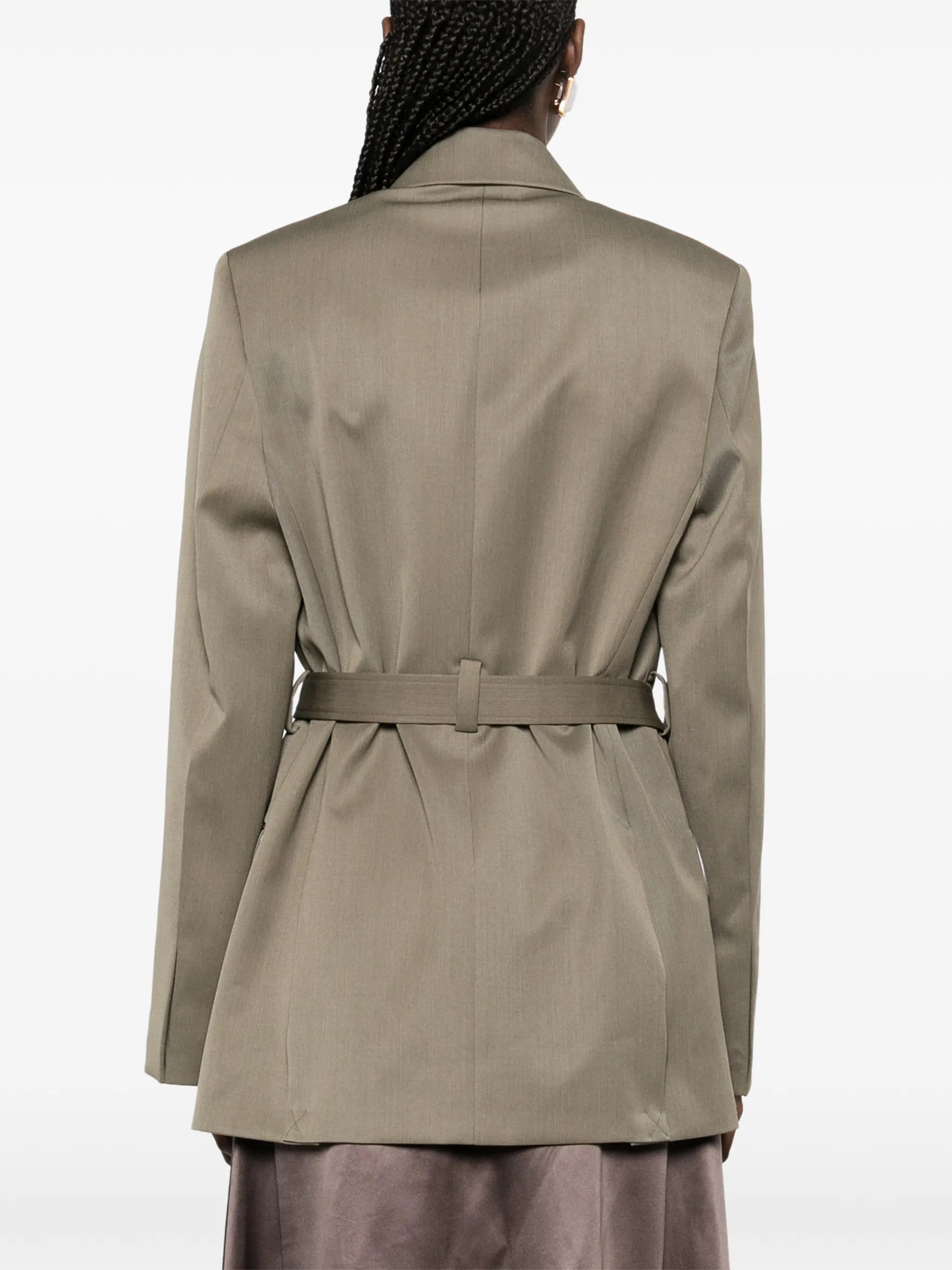 Victoria Beckham belted tailored jacket