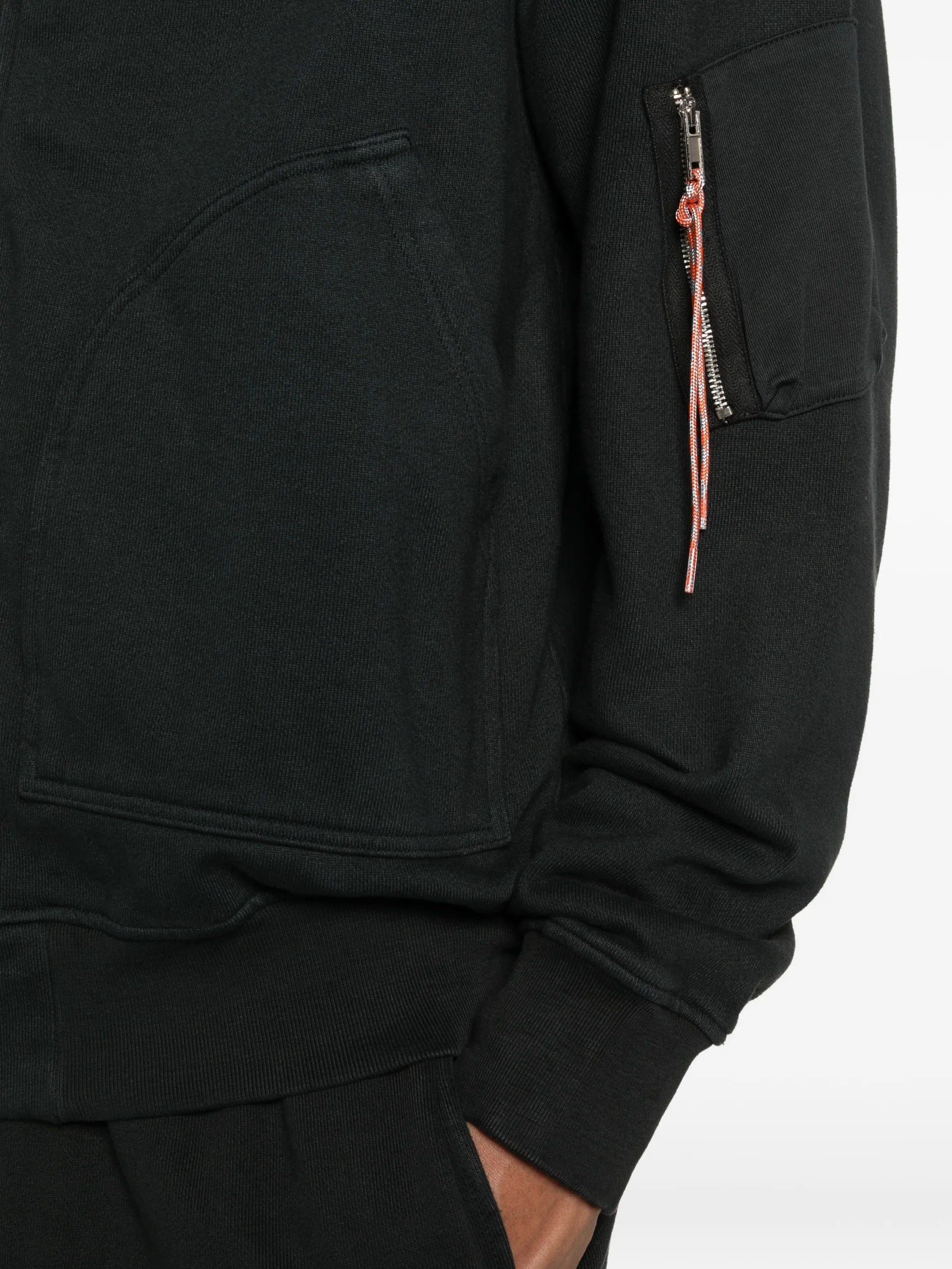 Aries Temple faded bomber jacket