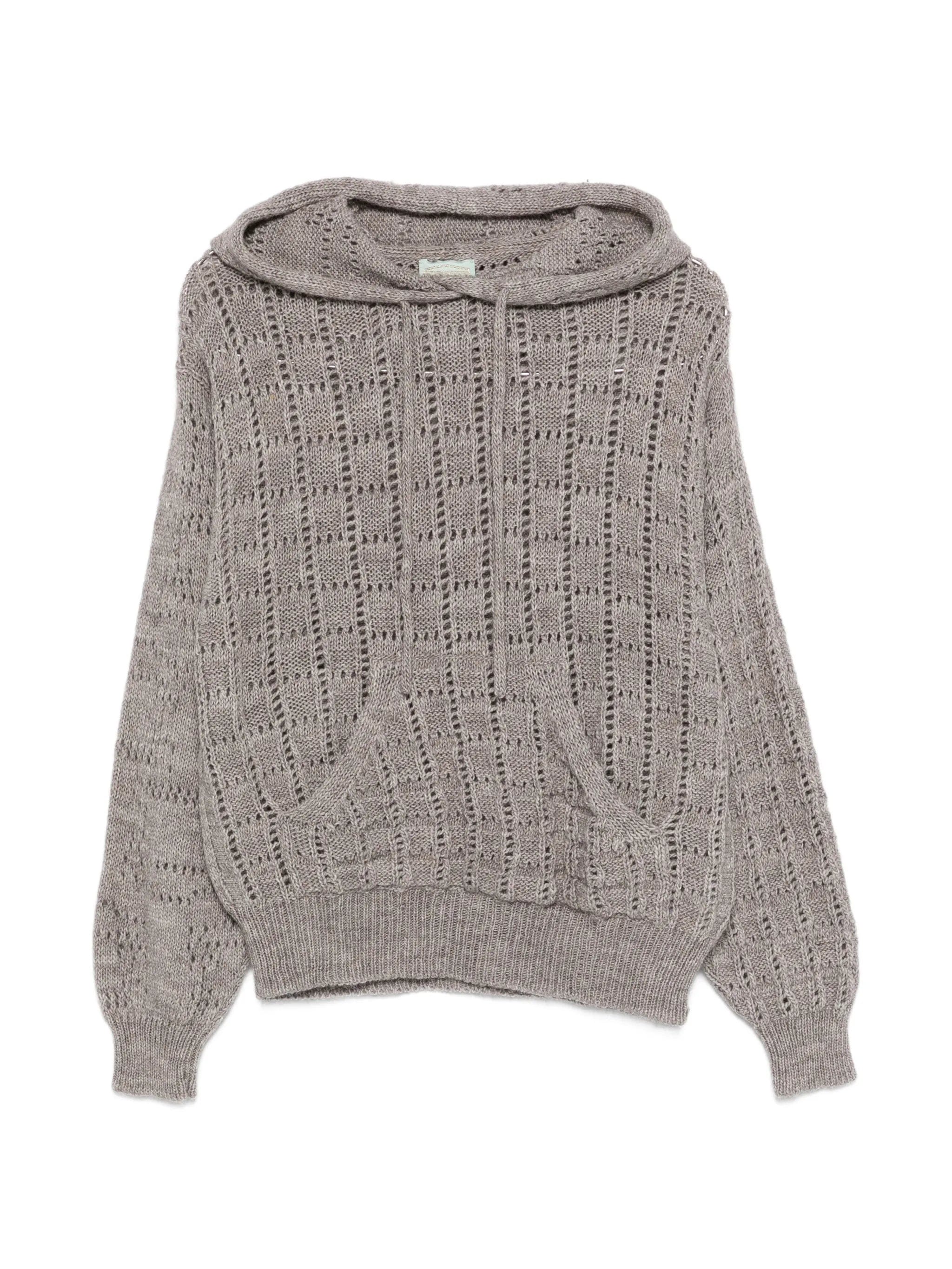 Aries long - sleeve hoodie sweater