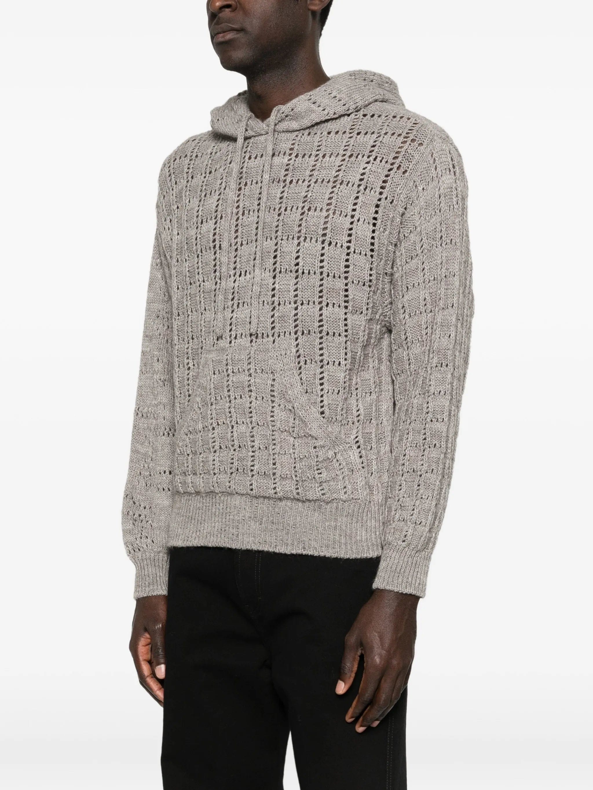 Aries long - sleeve hoodie sweater