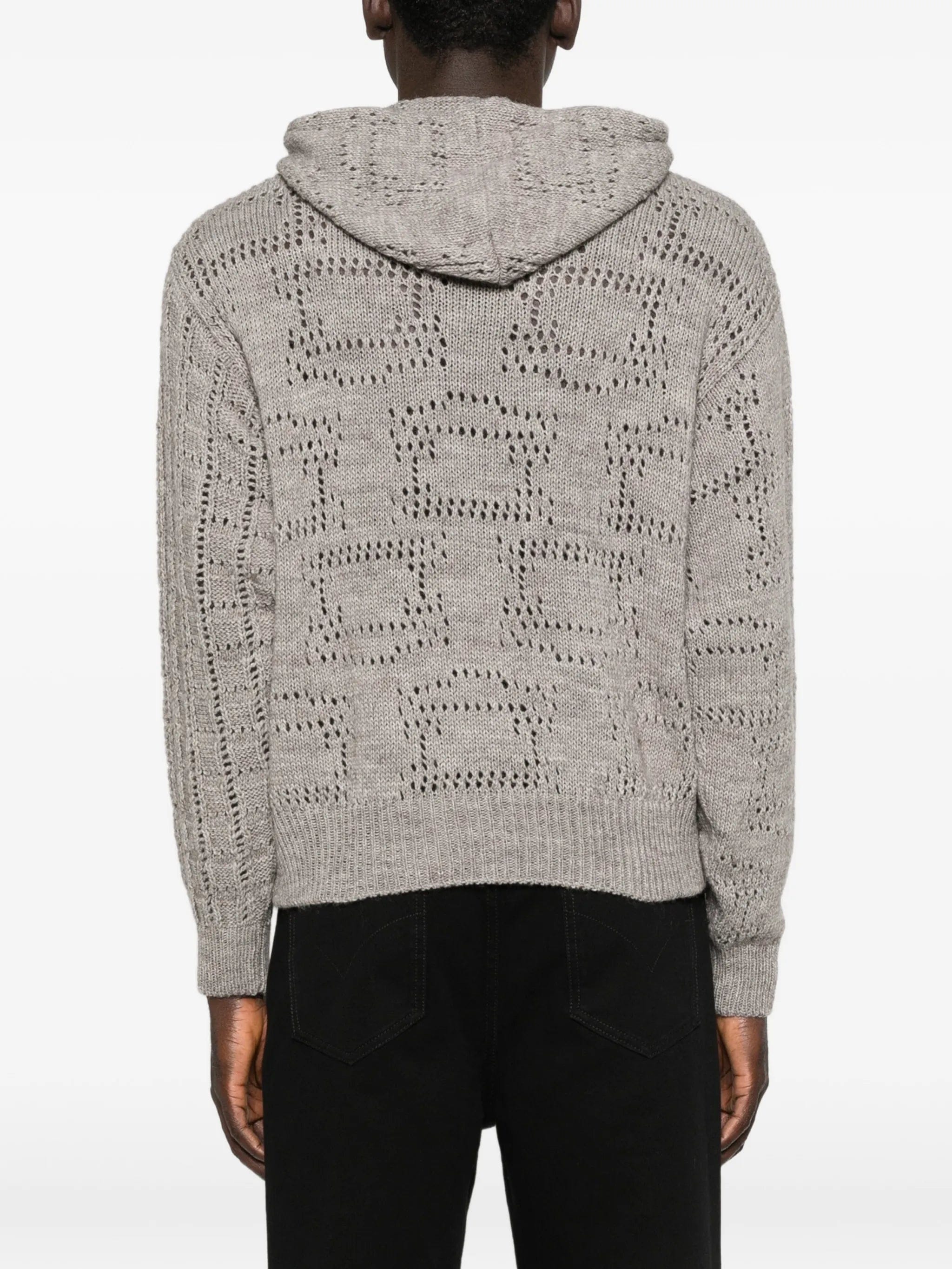 Aries long - sleeve hoodie sweater