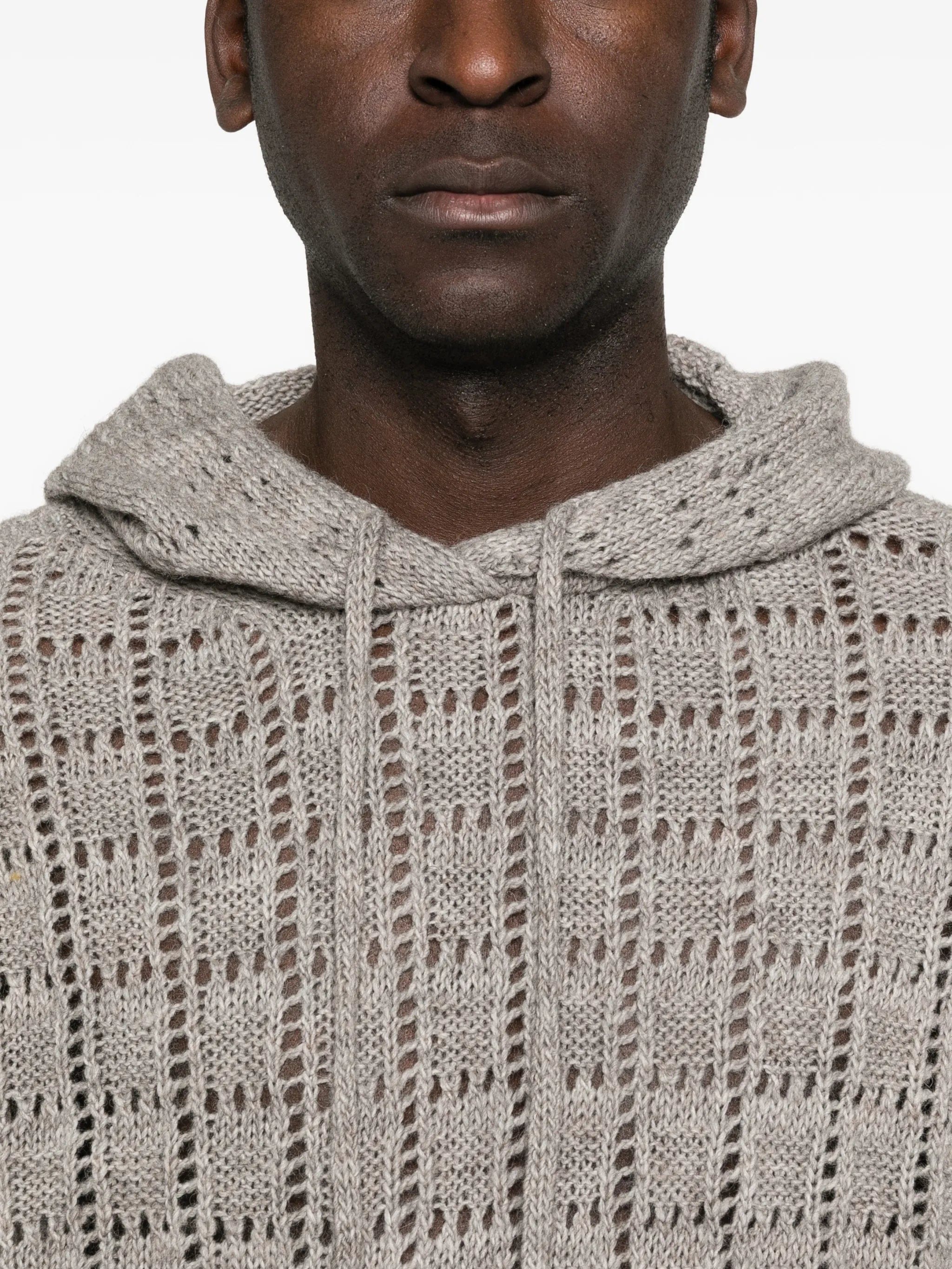 Aries long - sleeve hoodie sweater