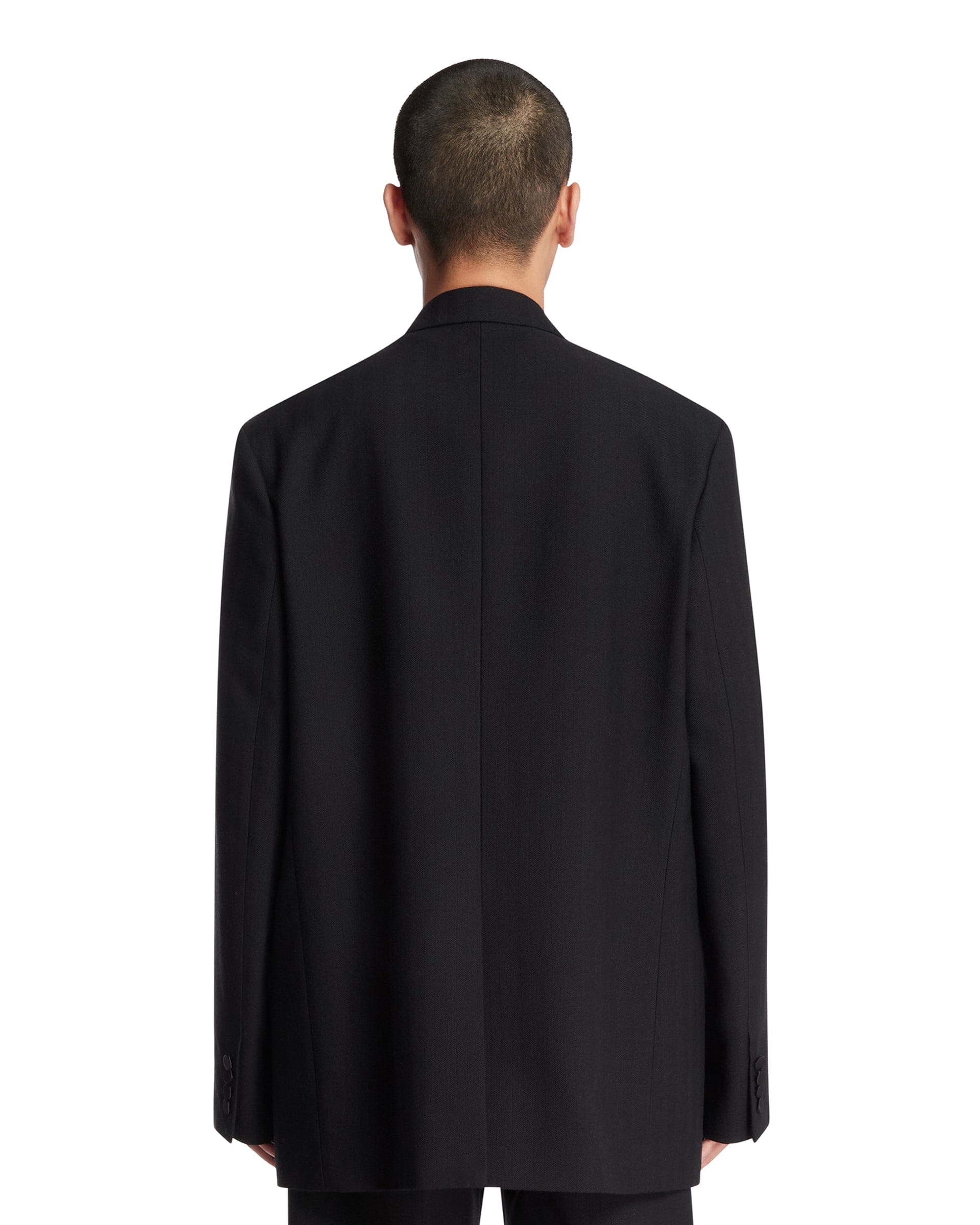 DRIES VAN NOTEN Giacca Doppiopetto Nera