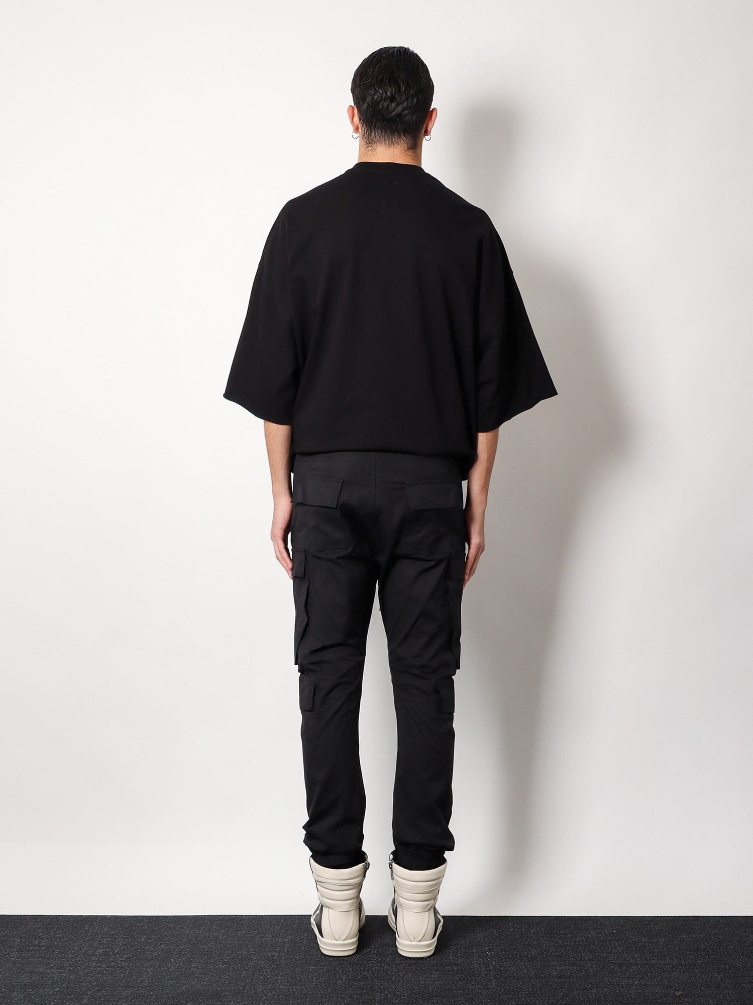 RICK OWENS Mastodon megacargo organic cotton trouser