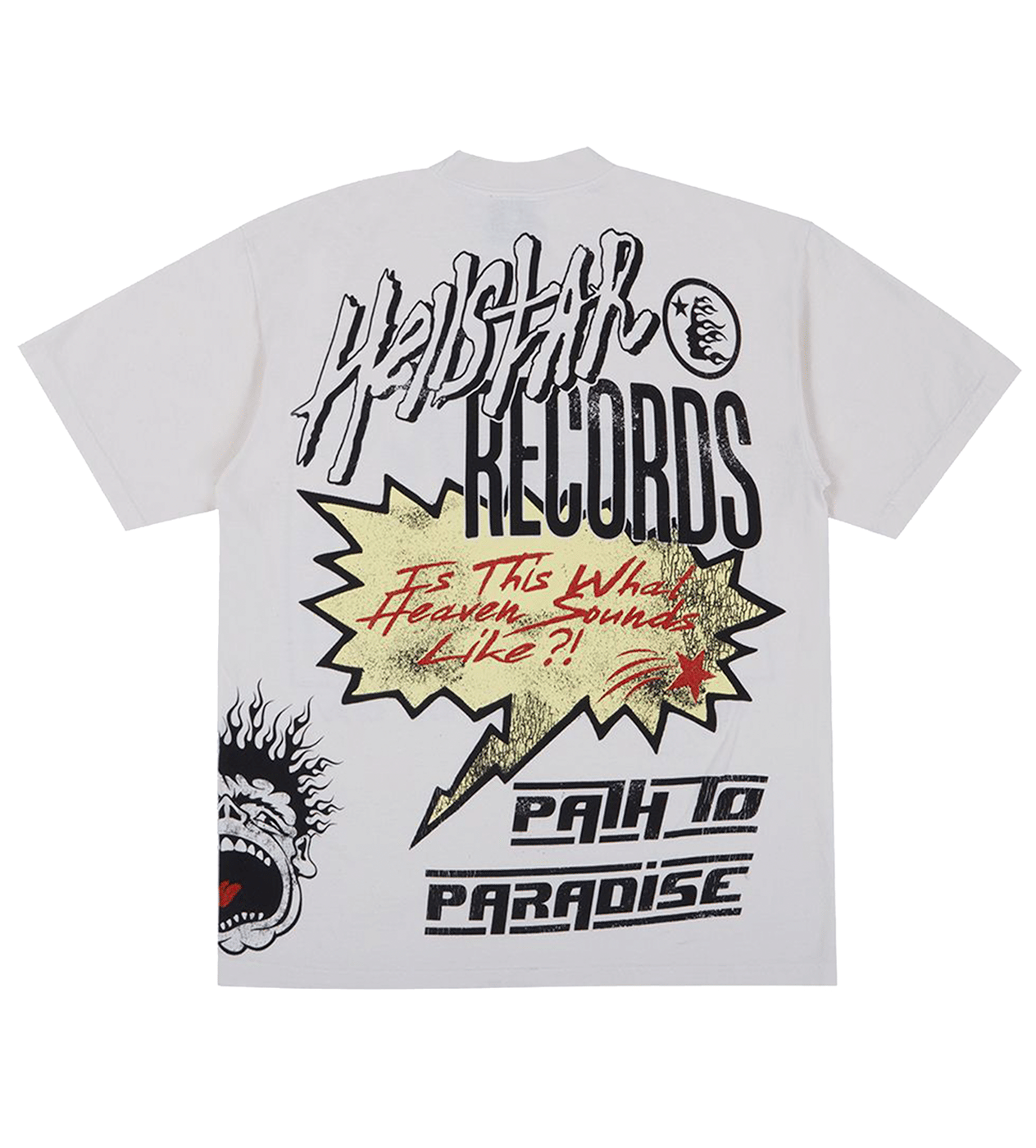 Hellstar Studios Records T-Shirt Cream