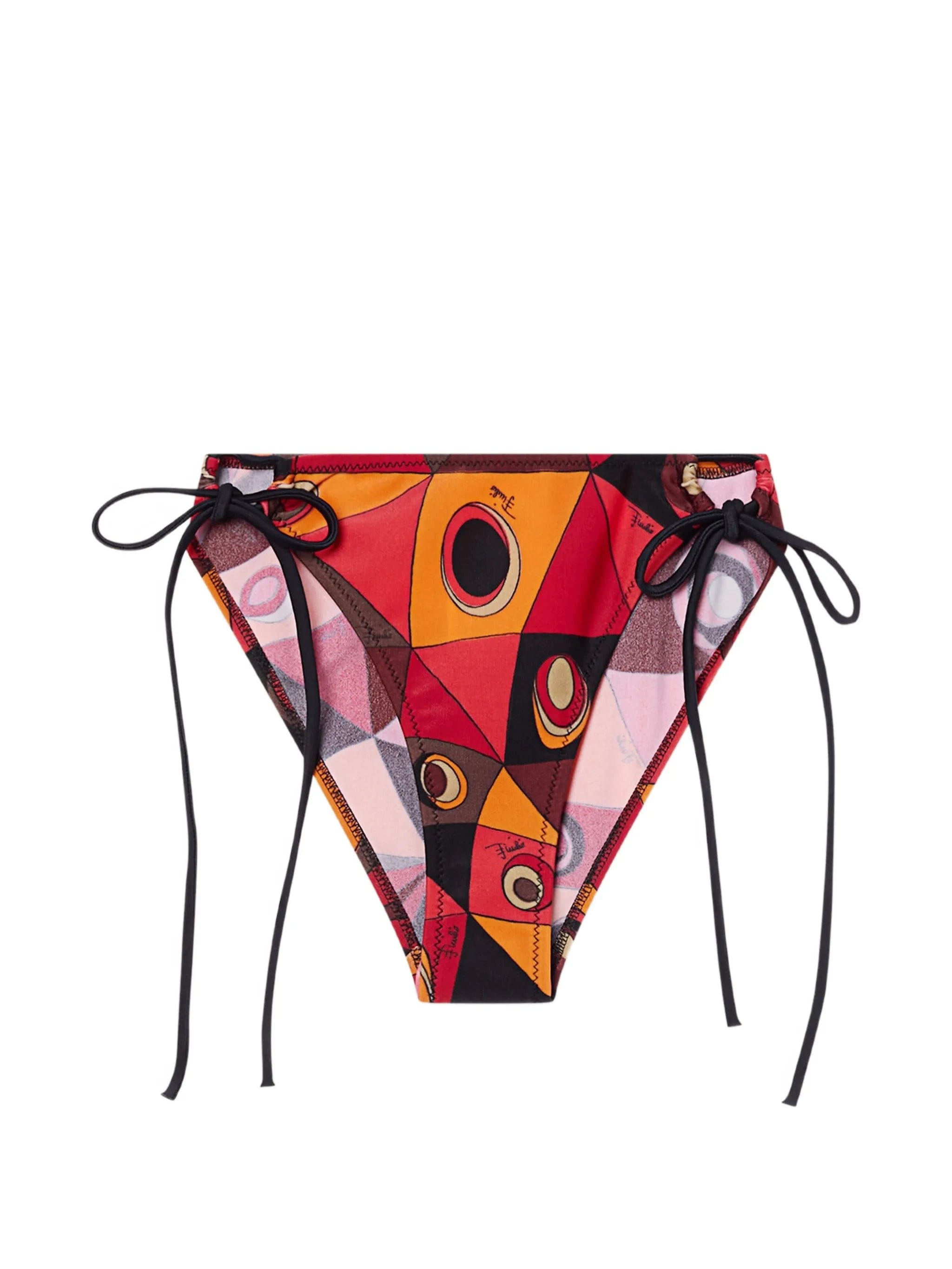 PUCCI Iride - print side - tie bikini bottoms