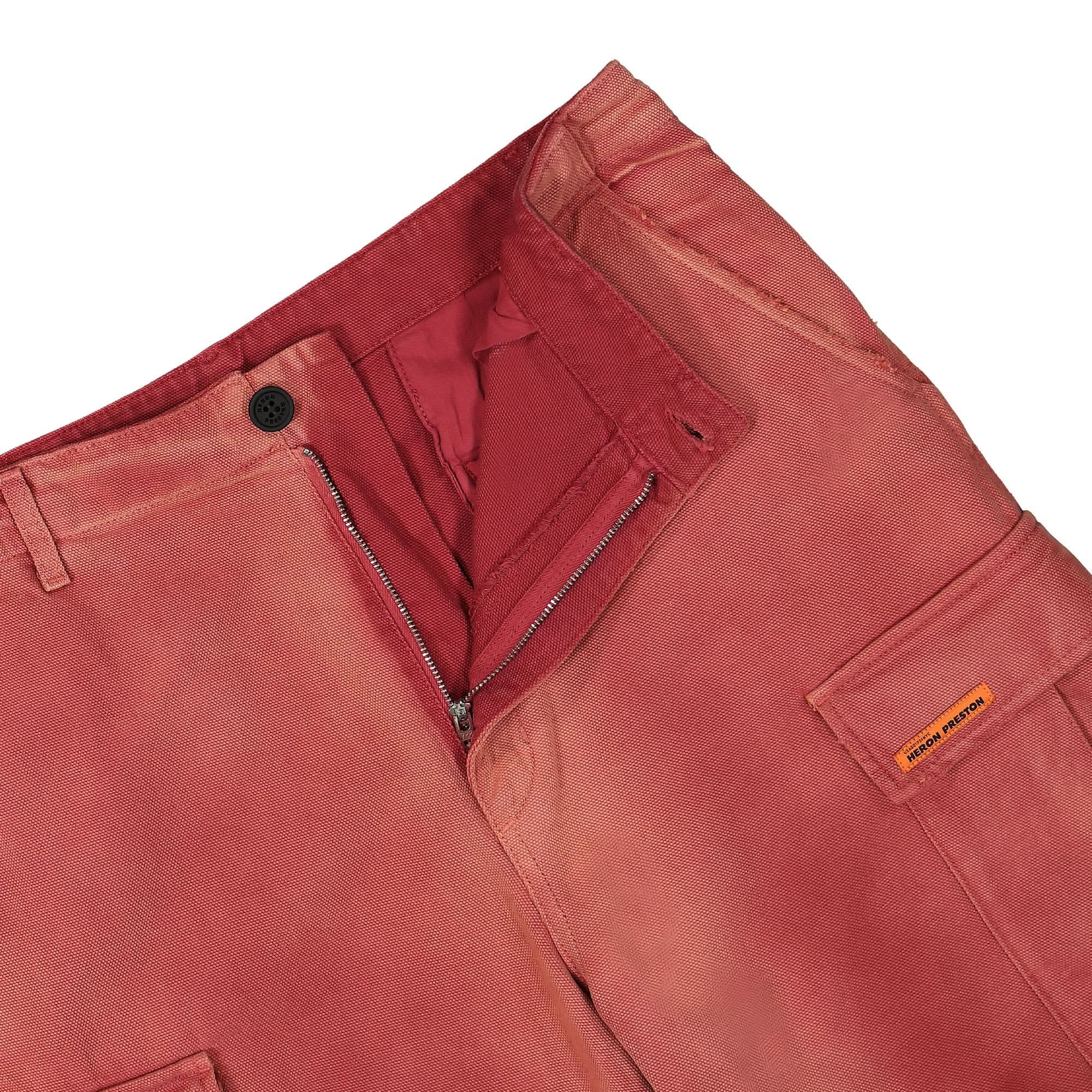 Heron Preston Distressed Canvas Cargo Pants