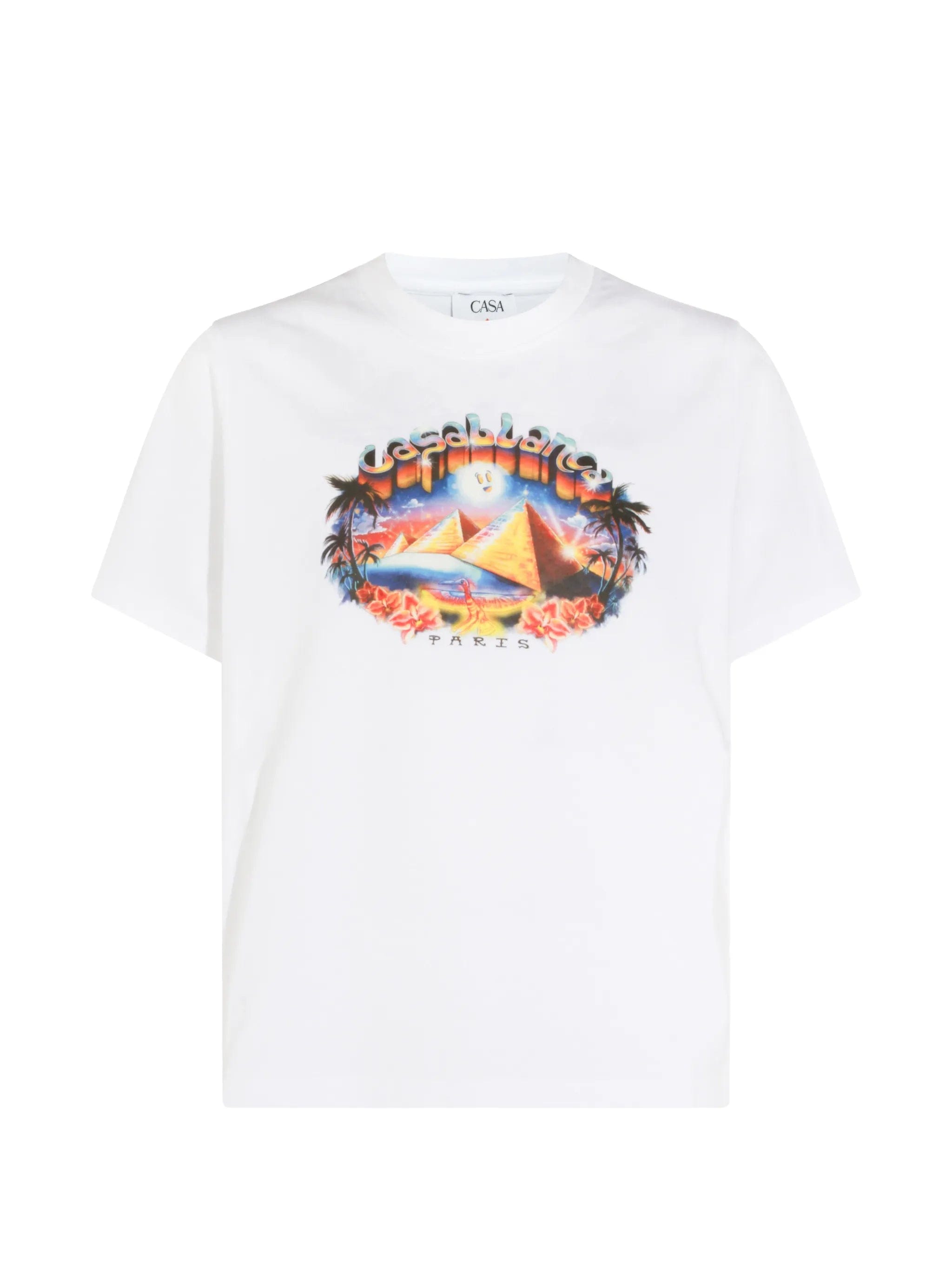 Casablanca graphic - print cotton T - shirt
