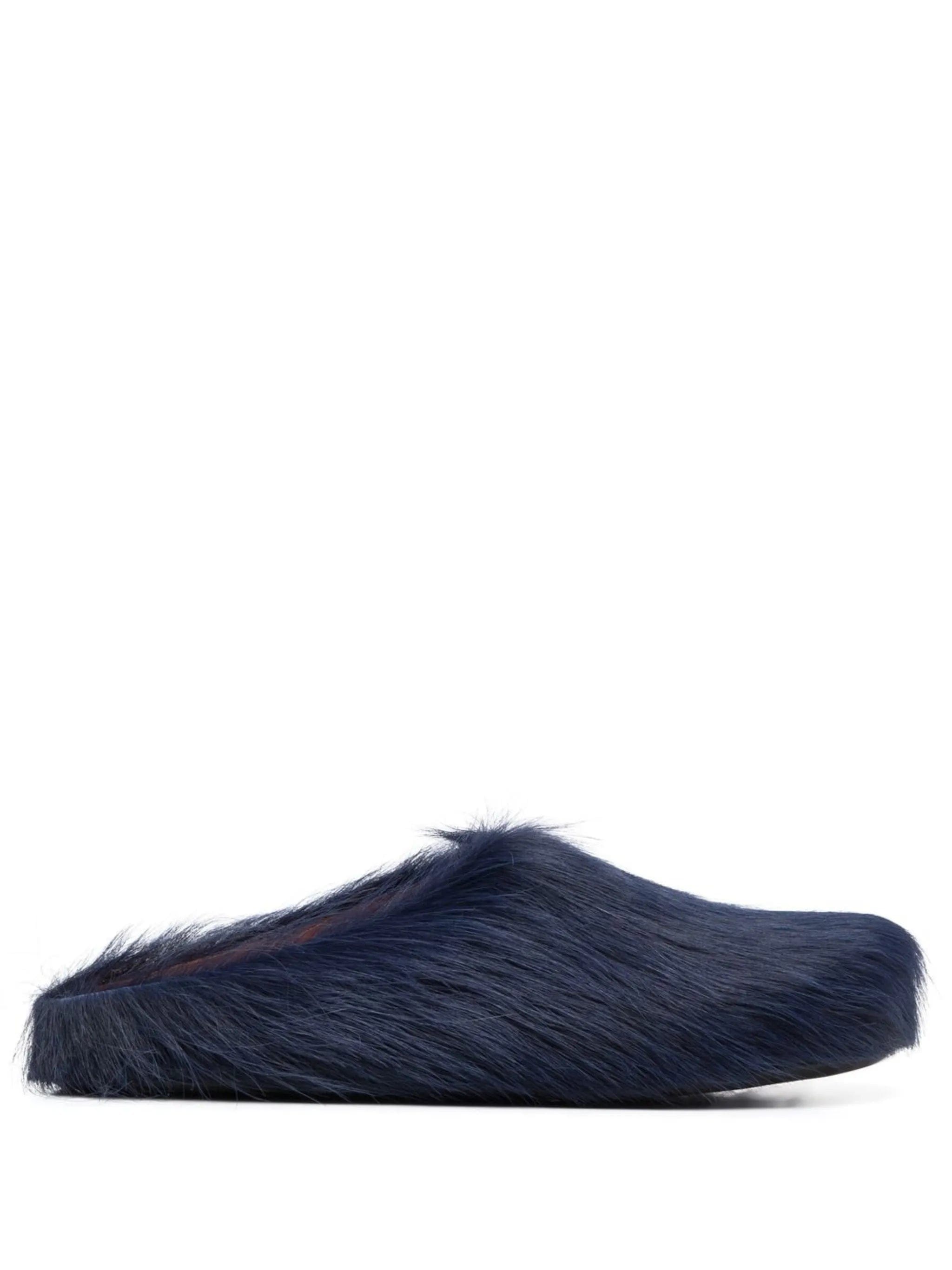 Marni Fussbet Sabot calf - hair slippers