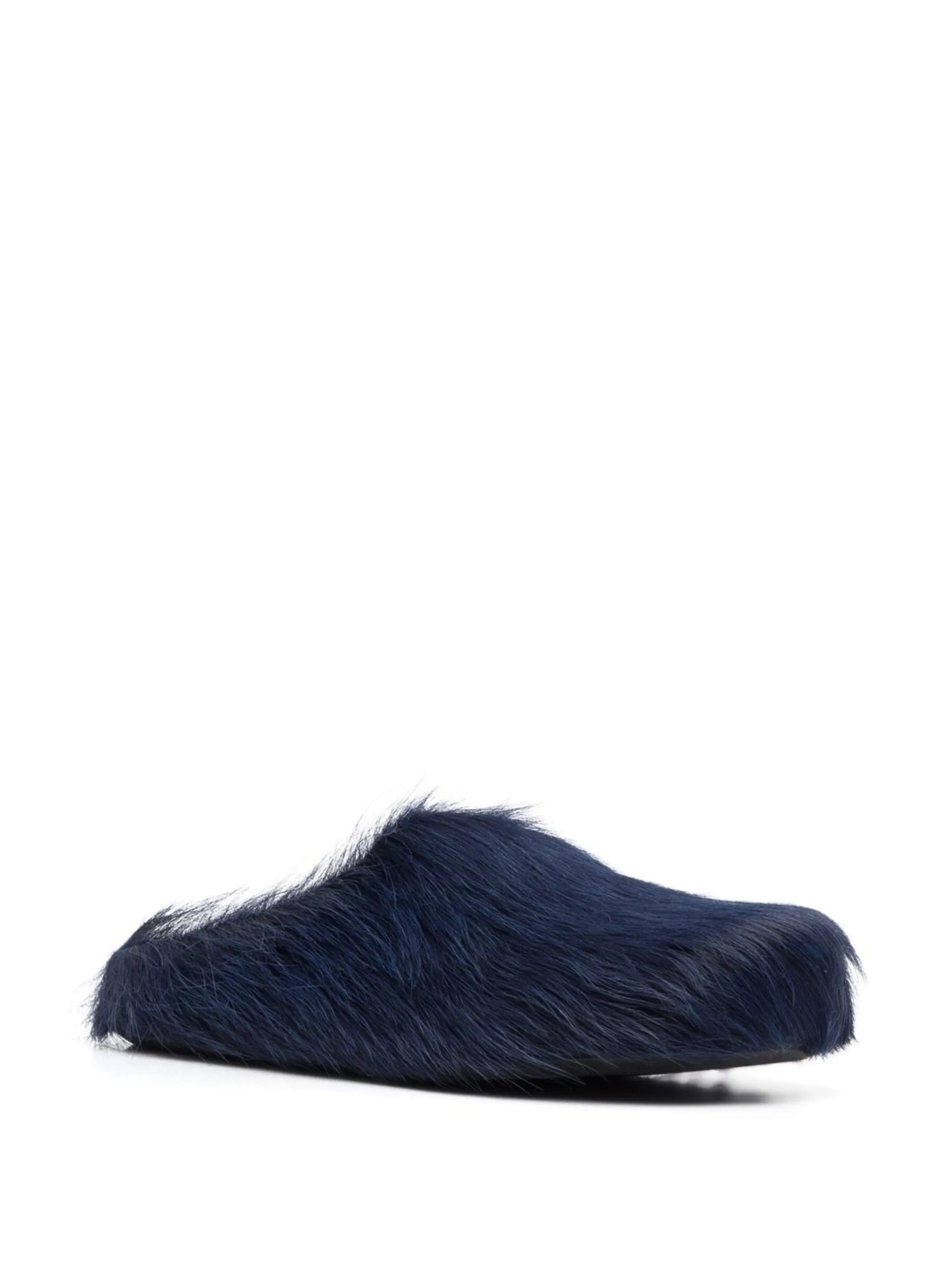 Marni Fussbet Sabot calf - hair slippers